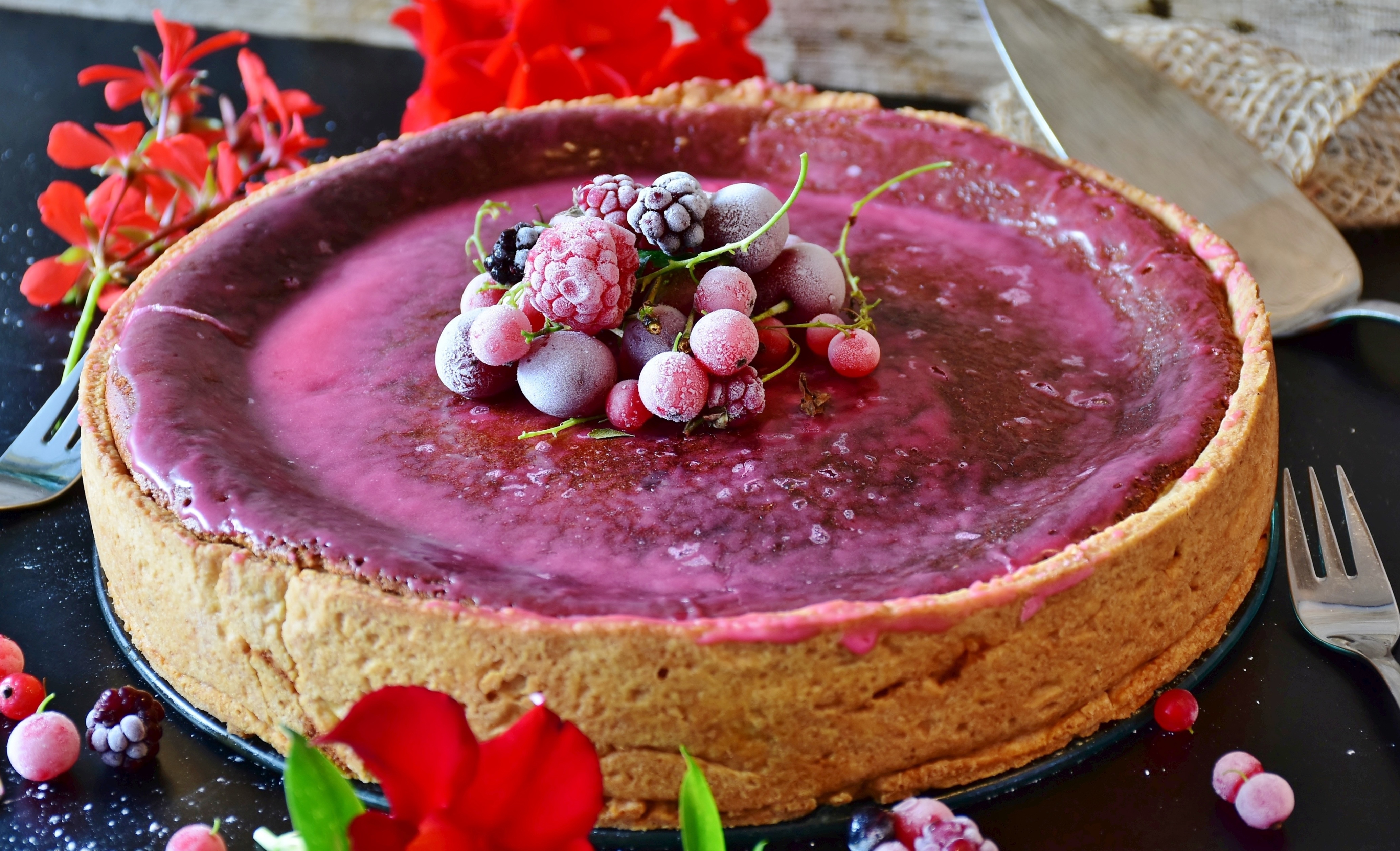 Рецепт диетического торта с ягодами