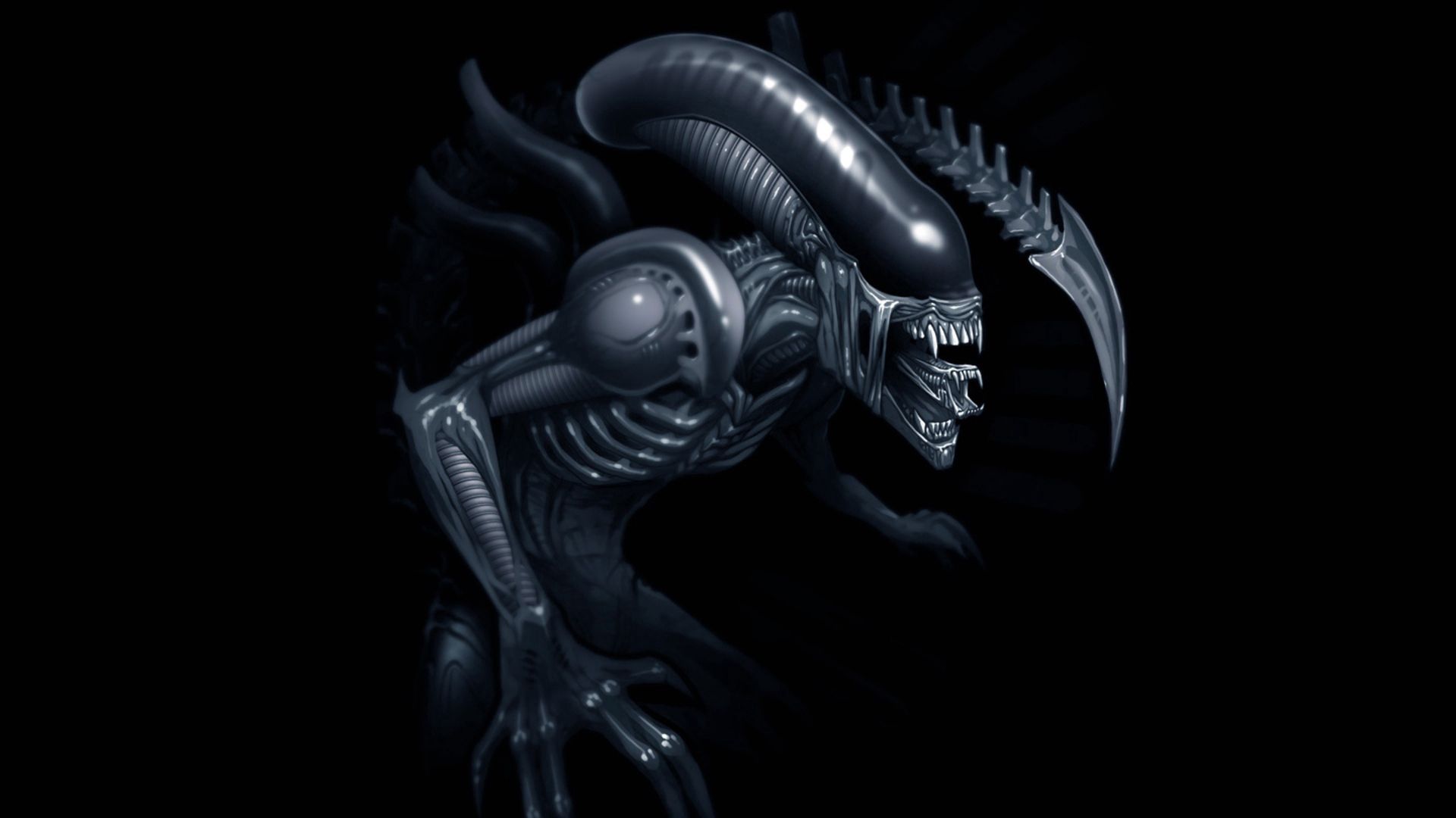61801 download wallpaper 3d, alien, film, strange, xenomorph screensavers and pictures for free