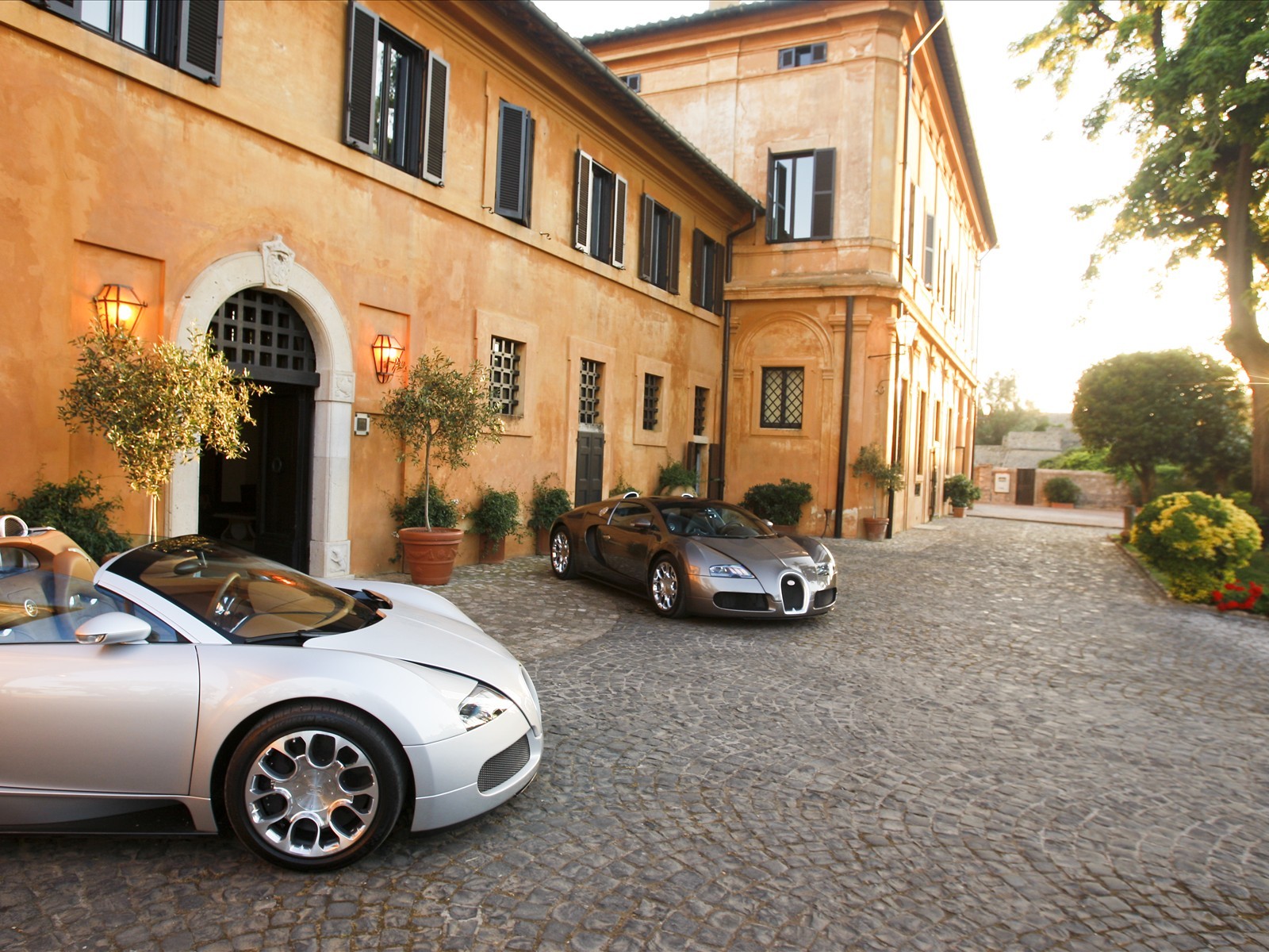 Laden Sie das Transport, Auto, Häuser, Bugatti-Bild kostenlos auf Ihren PC-Desktop herunter