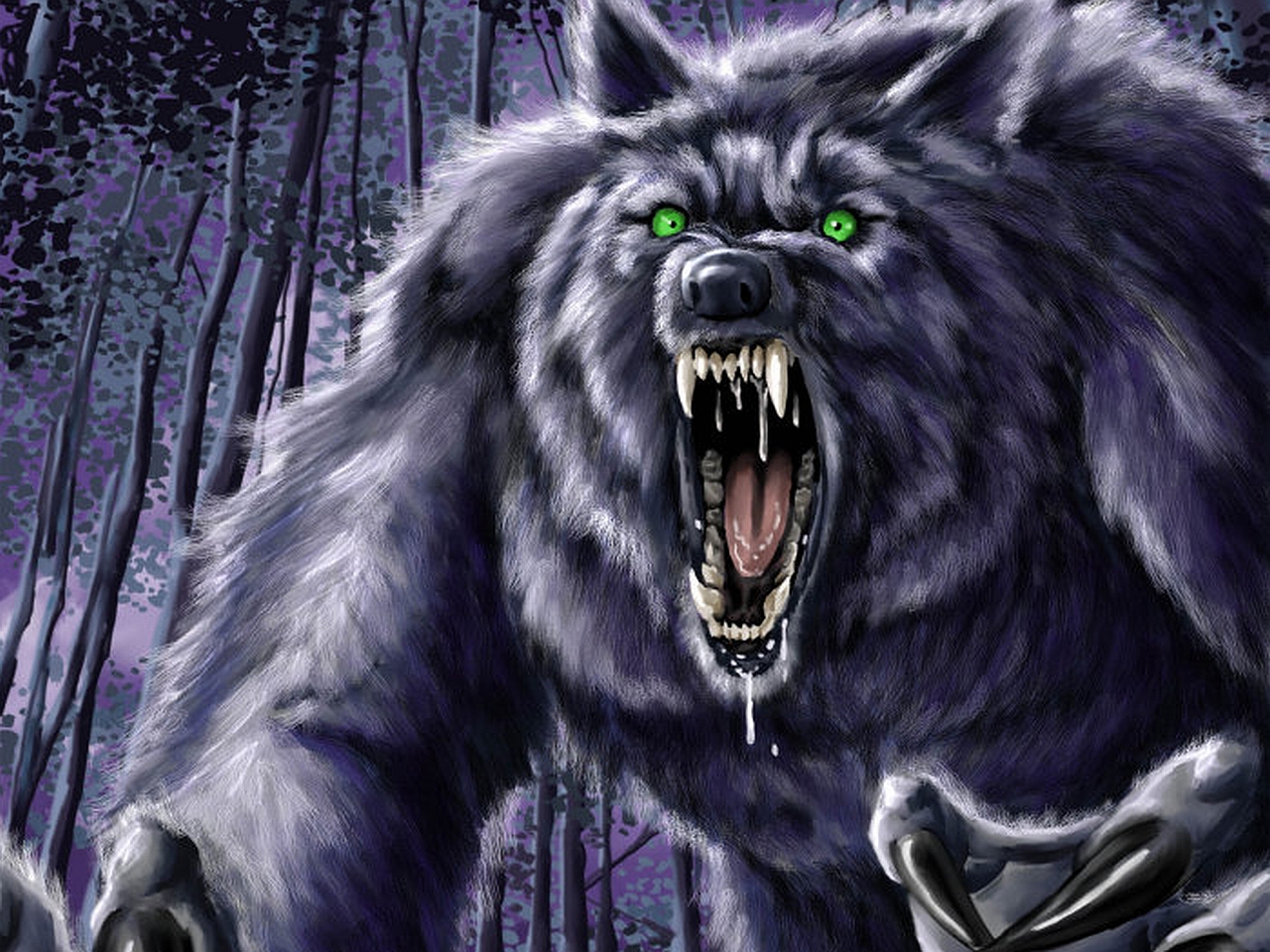 Desktop Backgrounds Werewolf dark