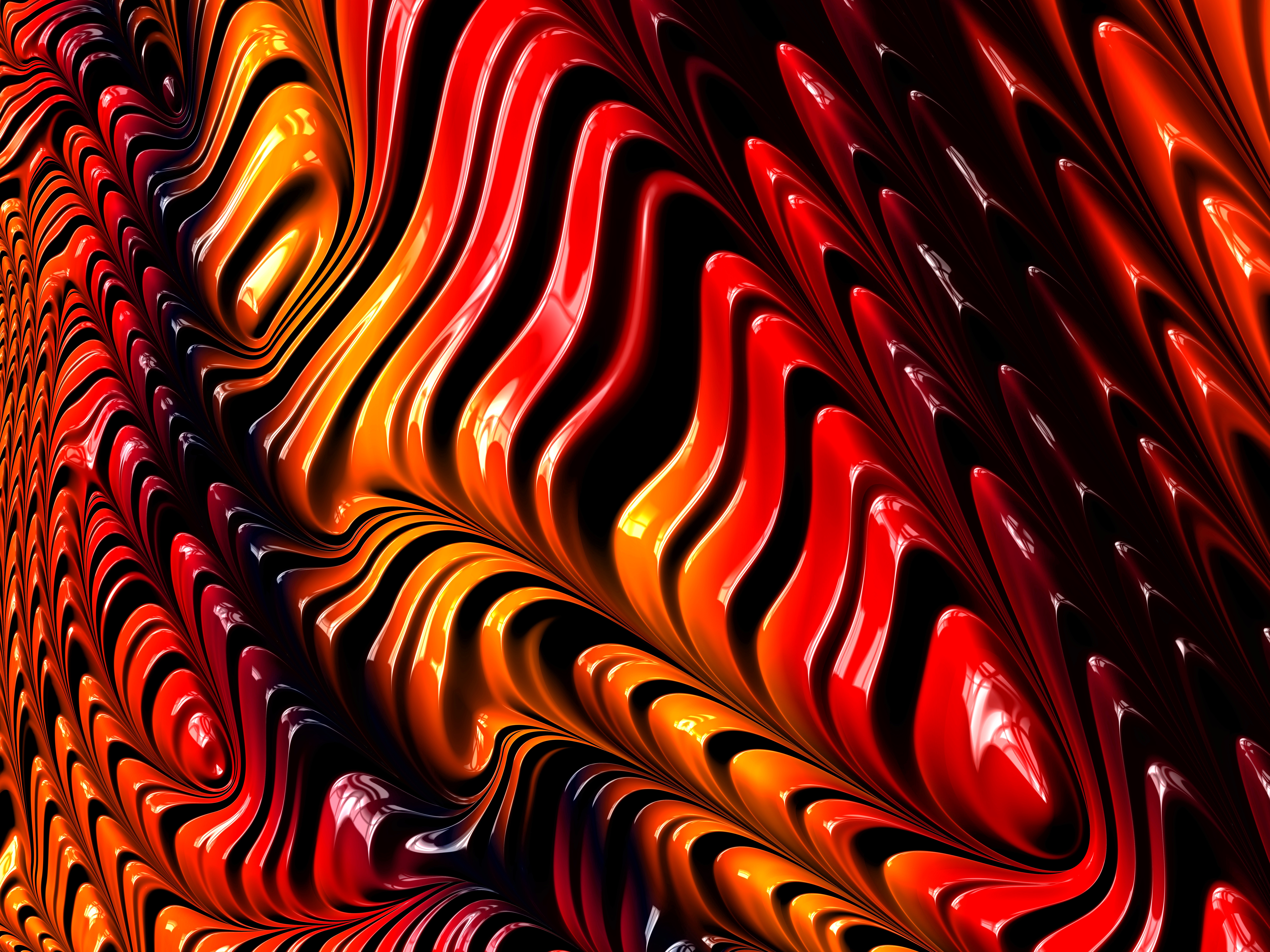 form, fractal, forms, 3d HD Wallpaper for Phone