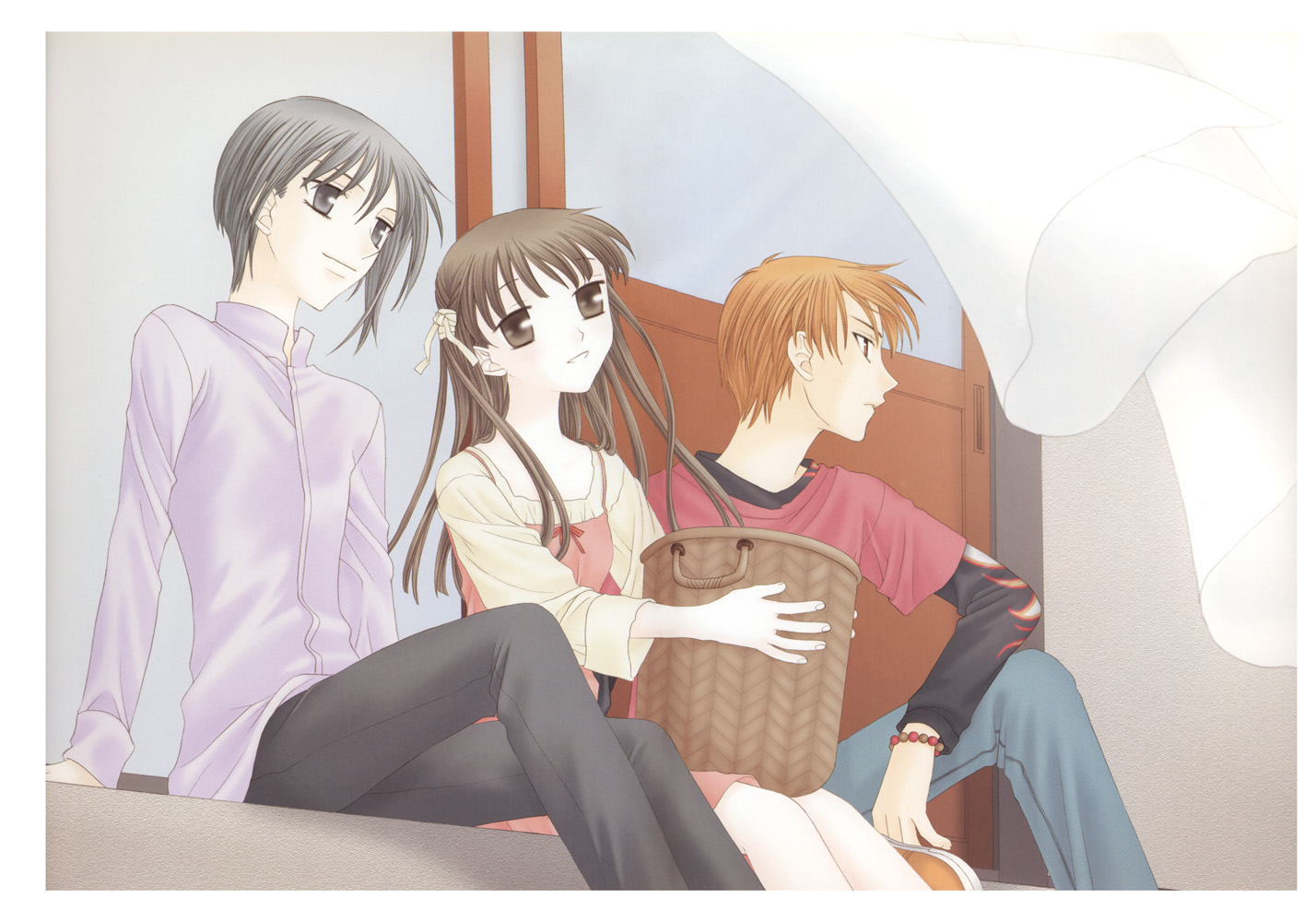 HD Desktop Wallpaper: Anime, Fruits Basket, Kyo Sohma, Tohru Honda ...