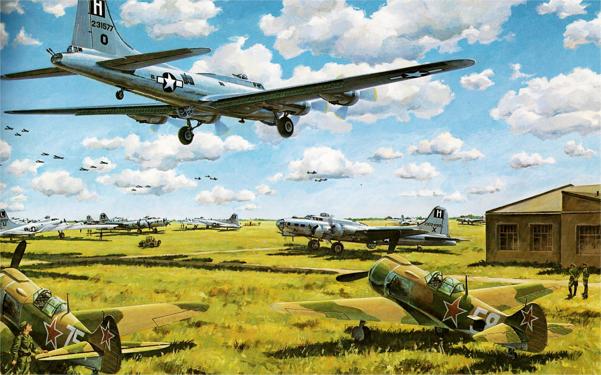 Советский аэродром второй мировой войны