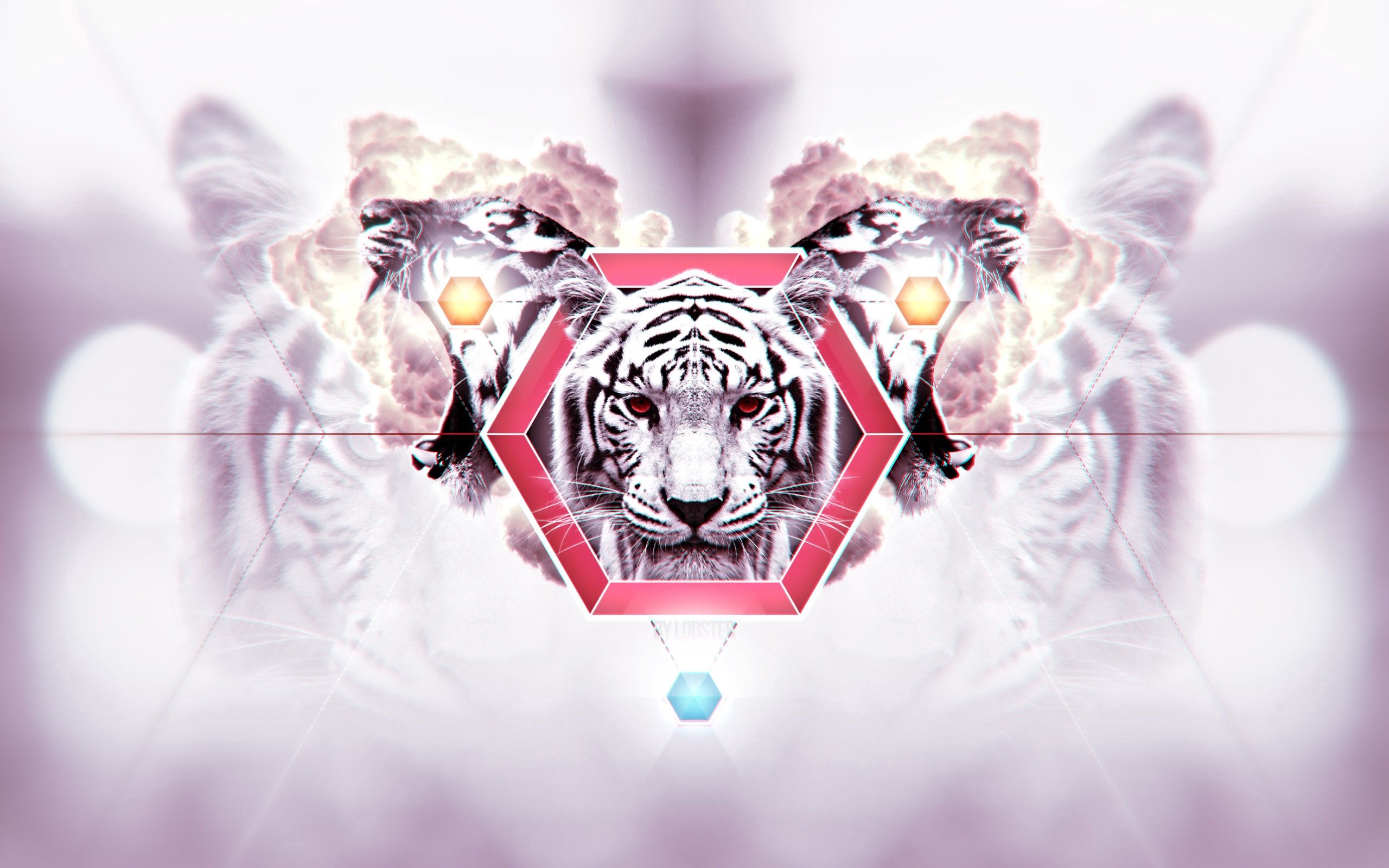 High Definition wallpaper muzzle, tiger, background, abstract