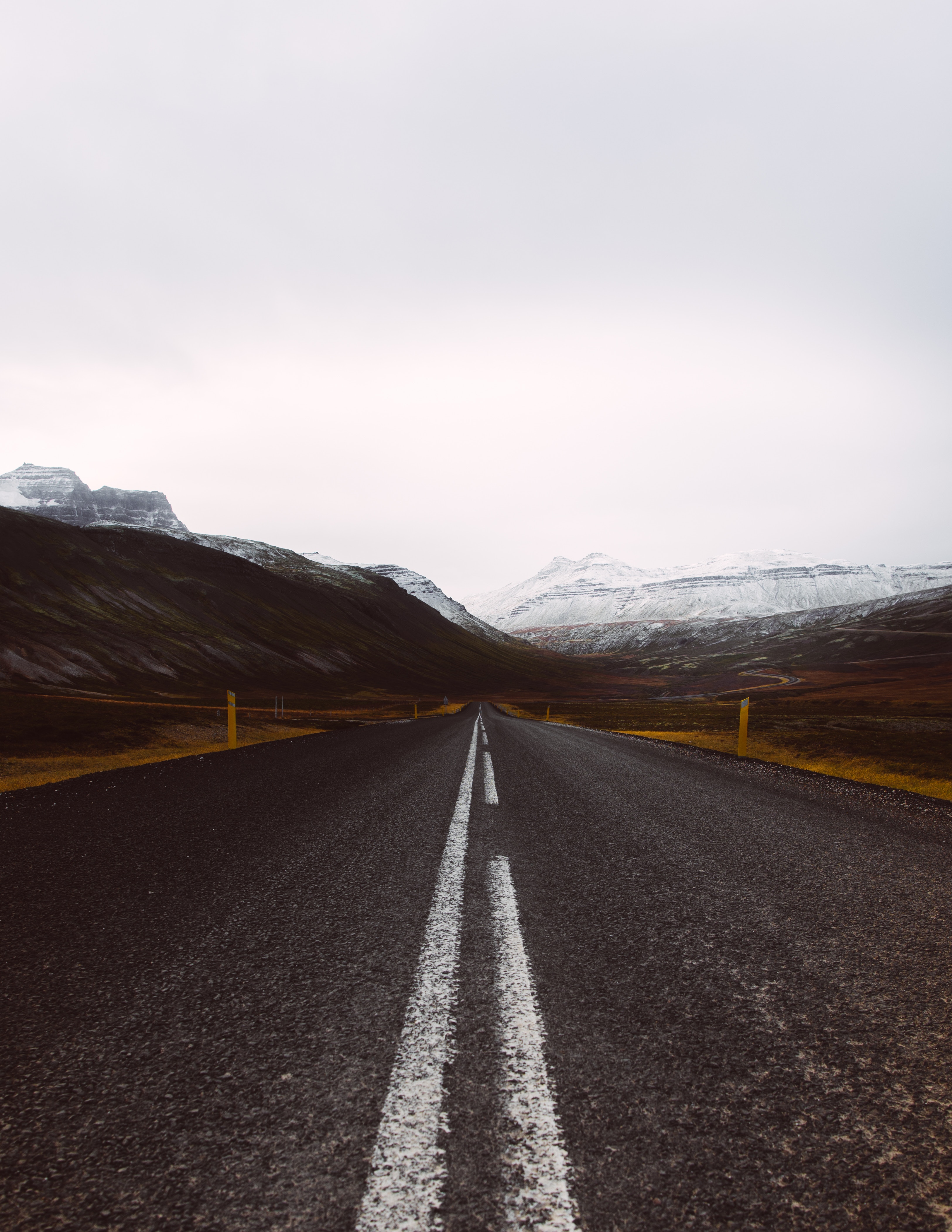 103859 download wallpaper asphalt, nature, sky, mountains, road, markup screensavers and pictures for free