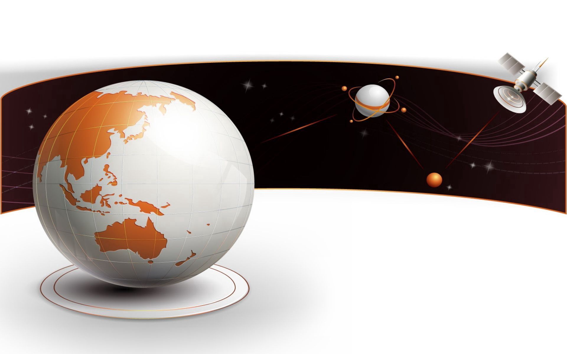 Laden Sie das Universum, 3D, Land, Erde, Satelliten, Satellit-Bild kostenlos auf Ihren PC-Desktop herunter