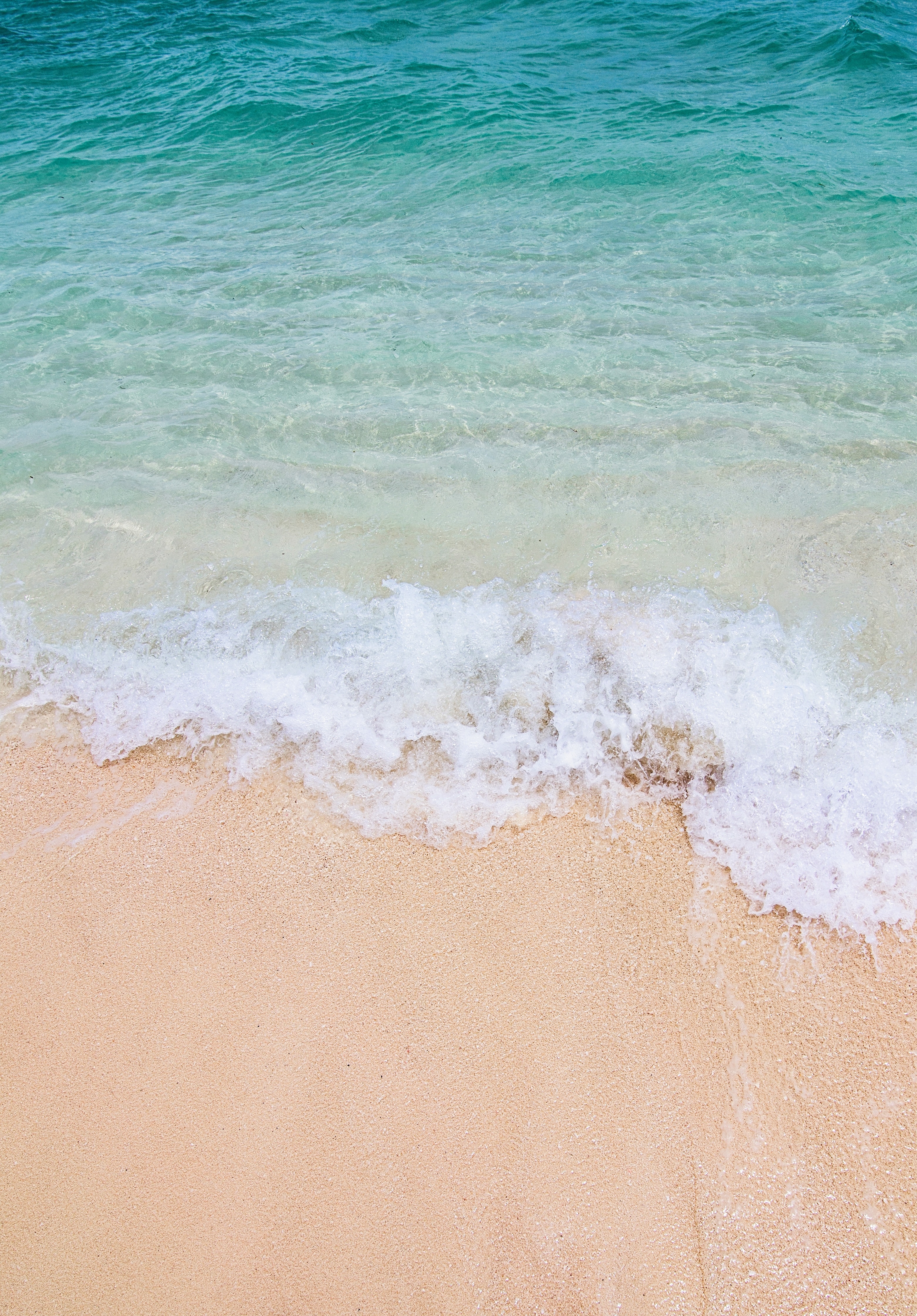 Smartphone Background nature, sand, wave, sea