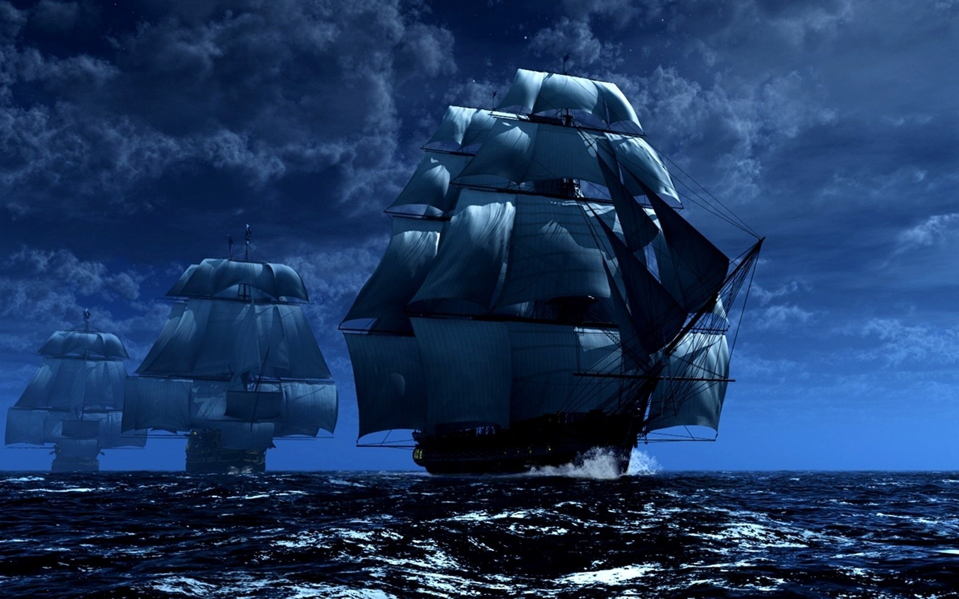 ships, transport, blue lock screen backgrounds