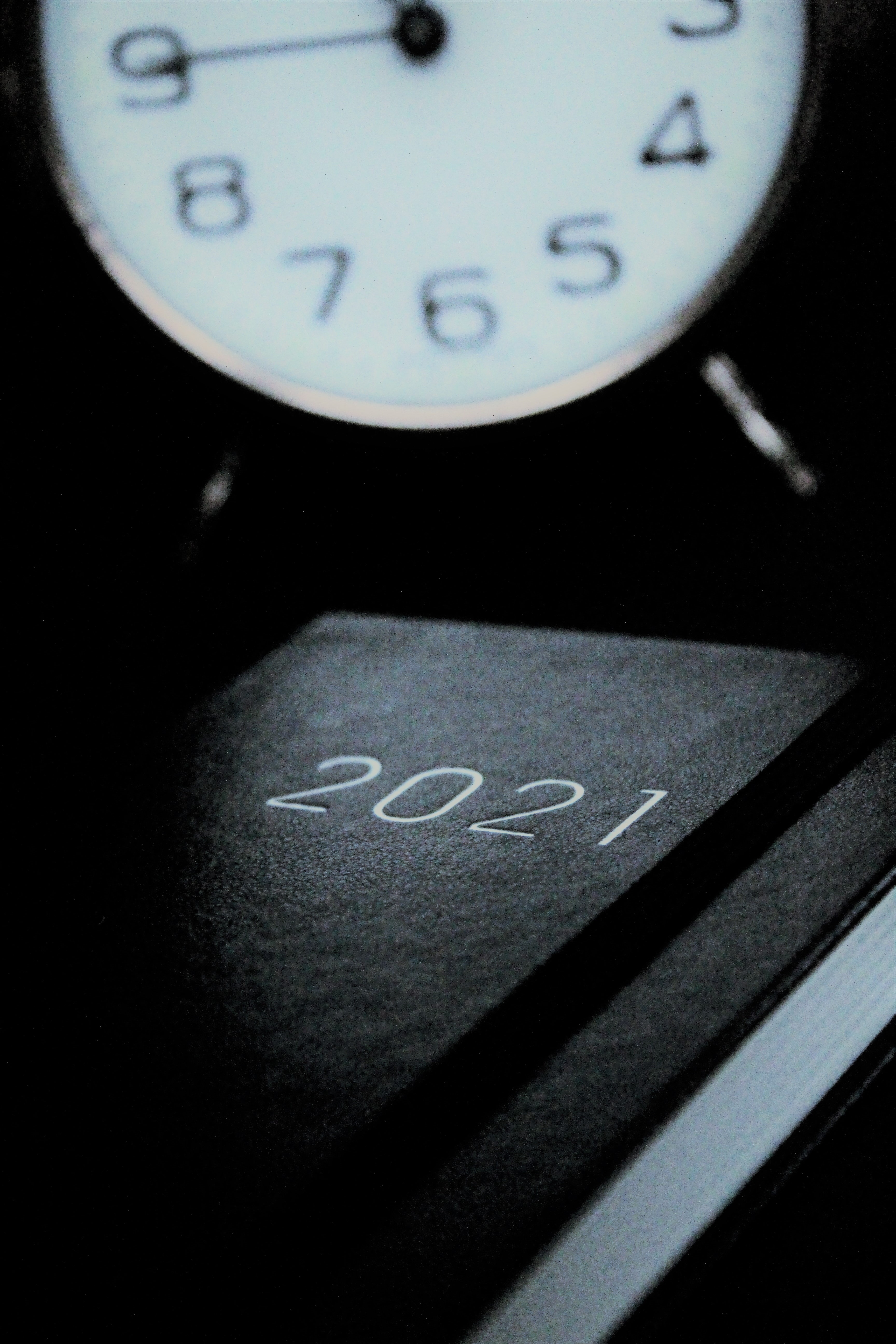 clock, words, inscription, notebook, notepad, 2021