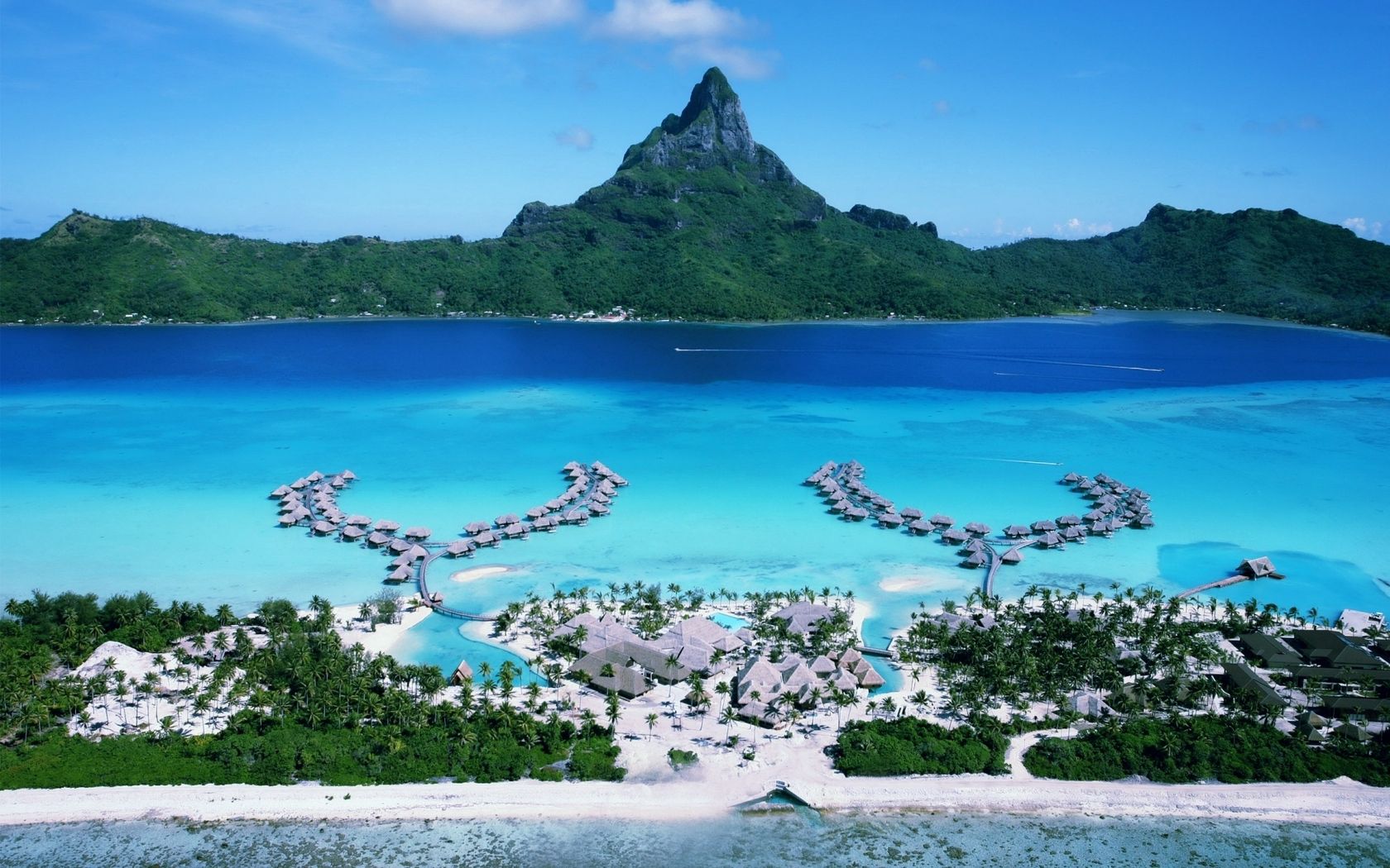relaxation, nature, rest, sun loungers, sun beds, resort, hotel, islands, pacific ocean, bora bora for android