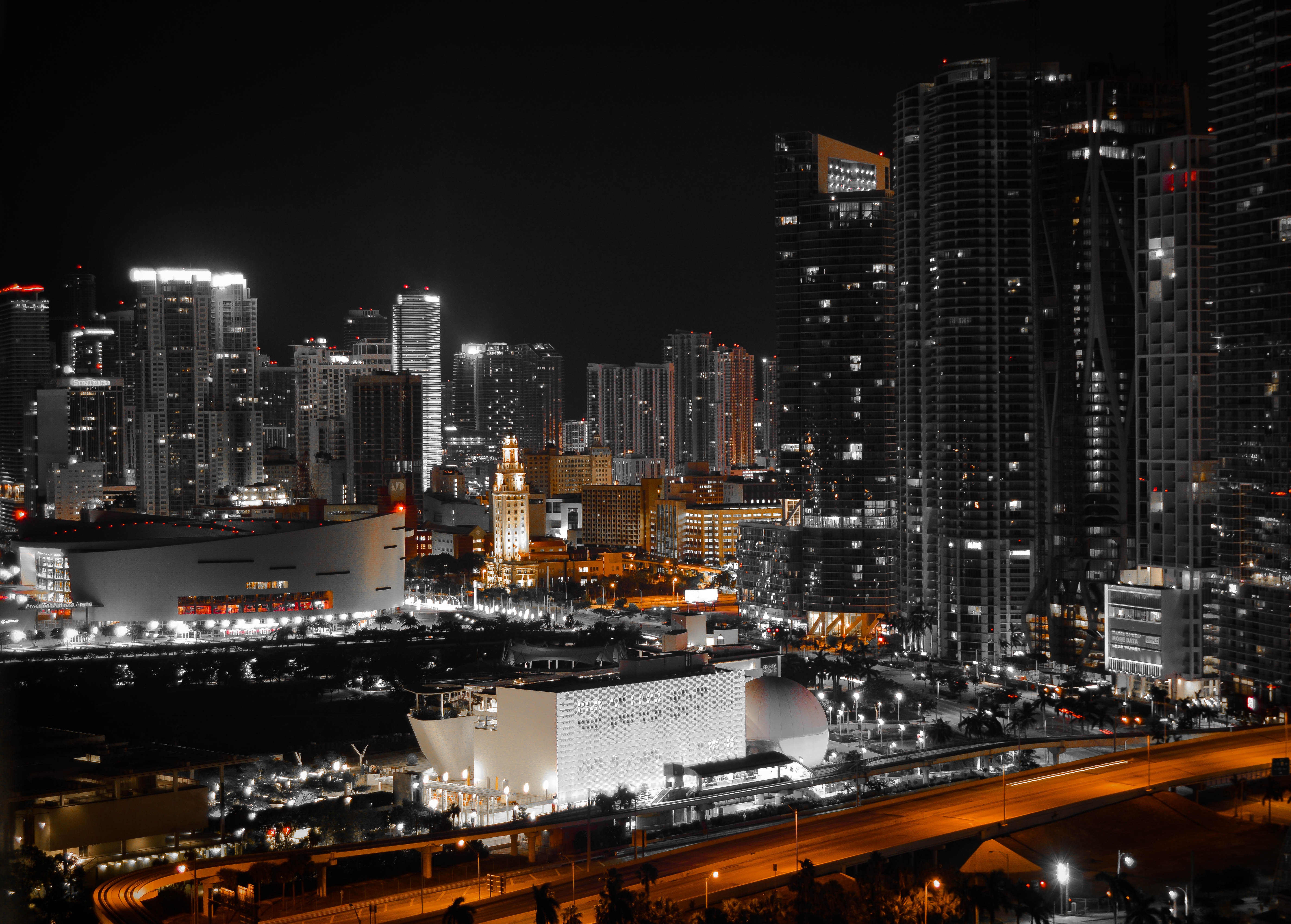 night city, cities, united states, city lights 4K iPhone