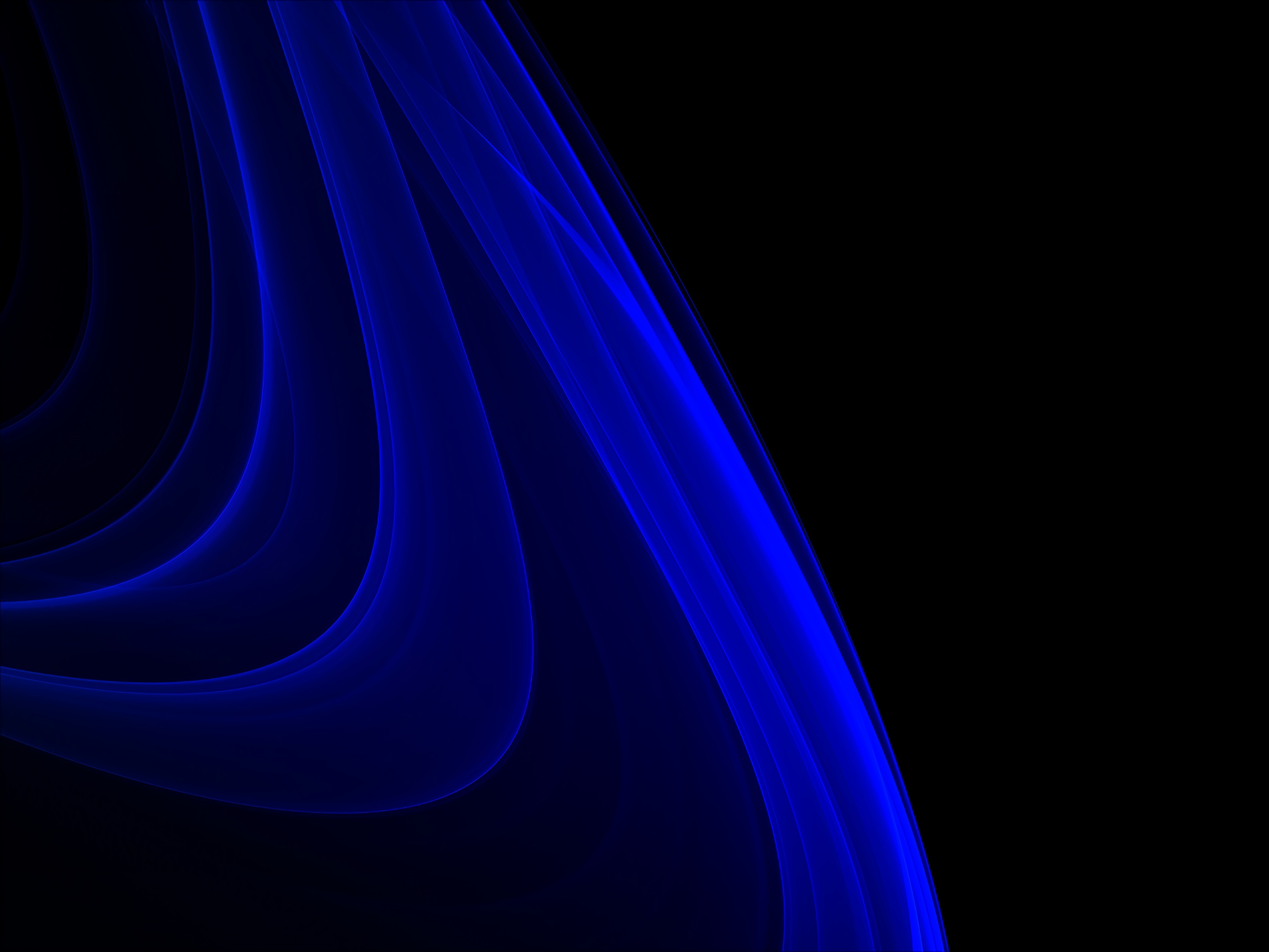 無料モバイル壁紙青い, フラクタル, 波状, 波形の, 抽象をダウンロードします。