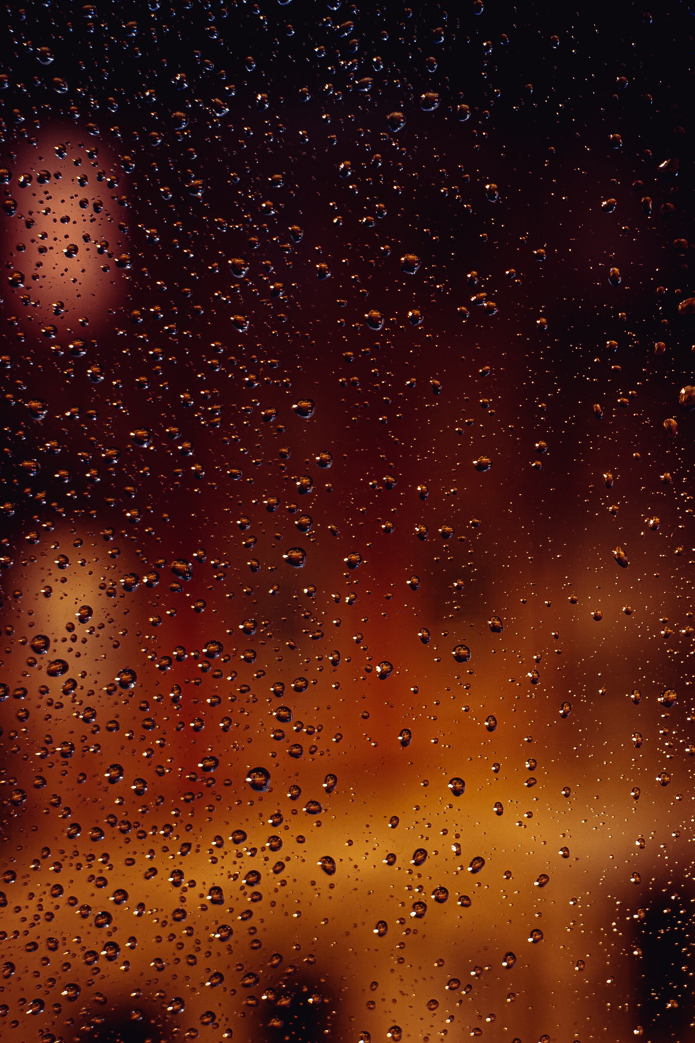 abstract, blur, drops, smooth, glass, gradient phone wallpaper