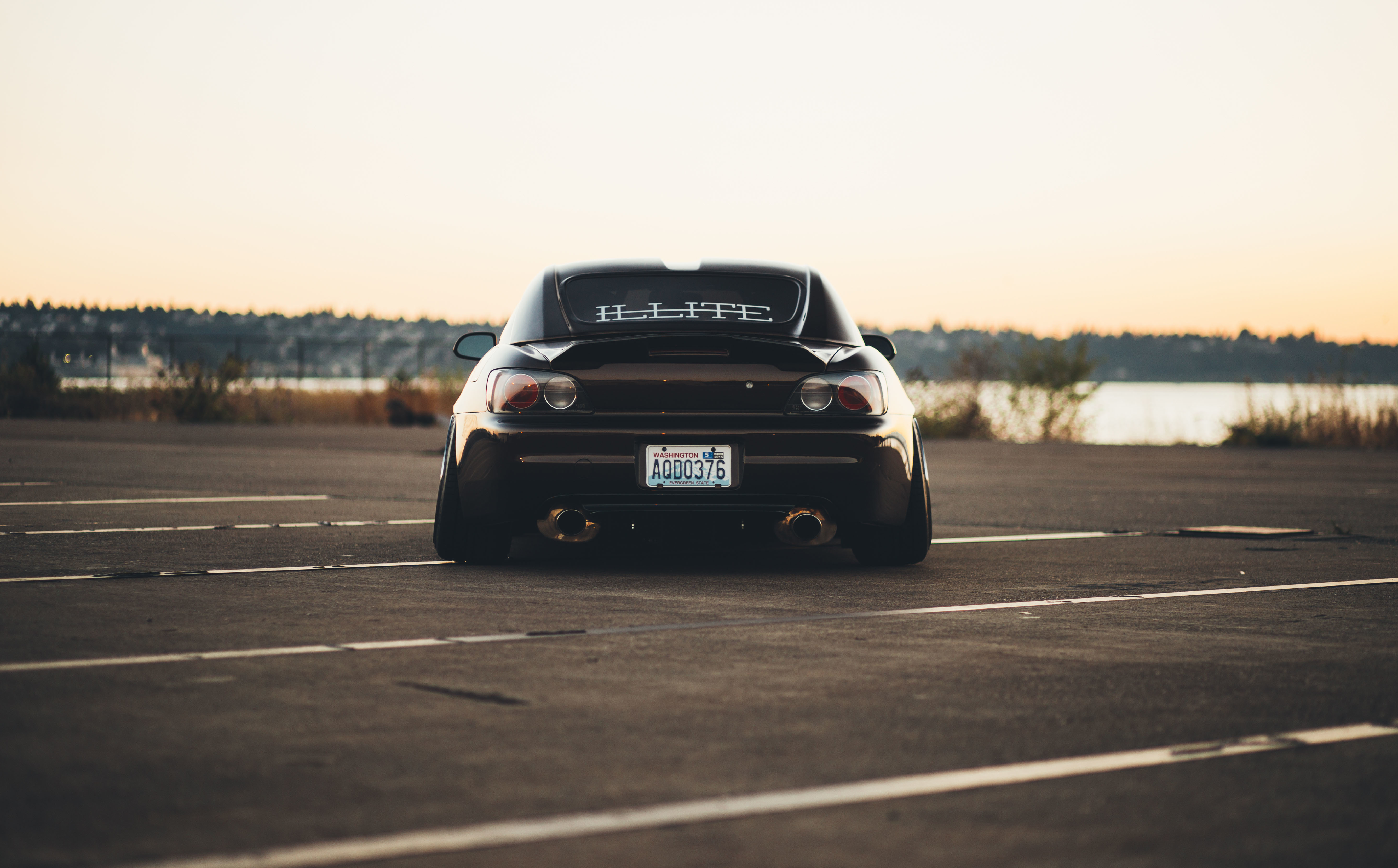 132025 download wallpaper honda, cars, black, back view, rear view, s2000 screensavers and pictures for free