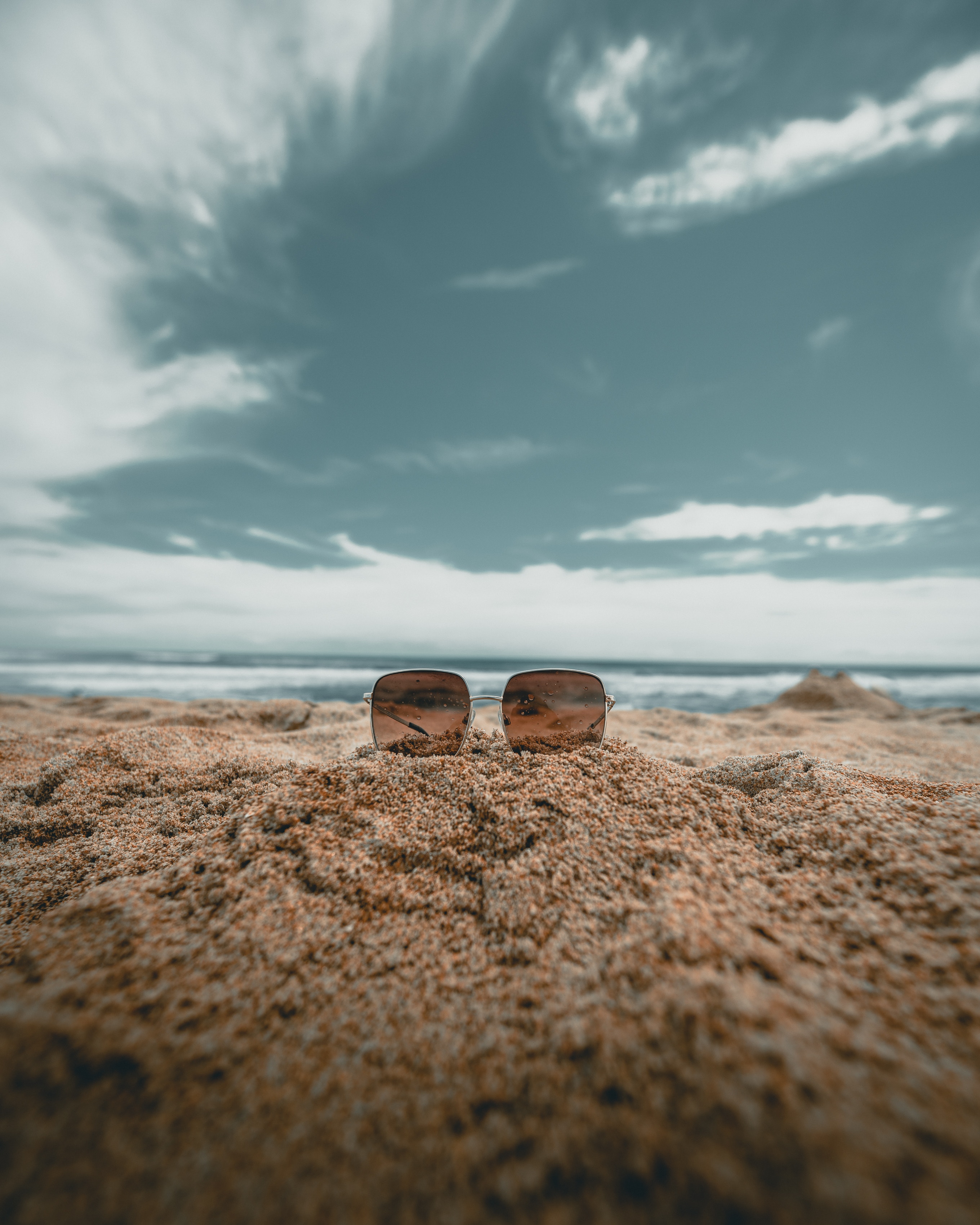 miscellanea, beach, sand, miscellaneous, relaxation, rest, relax, sunglasses Phone Background