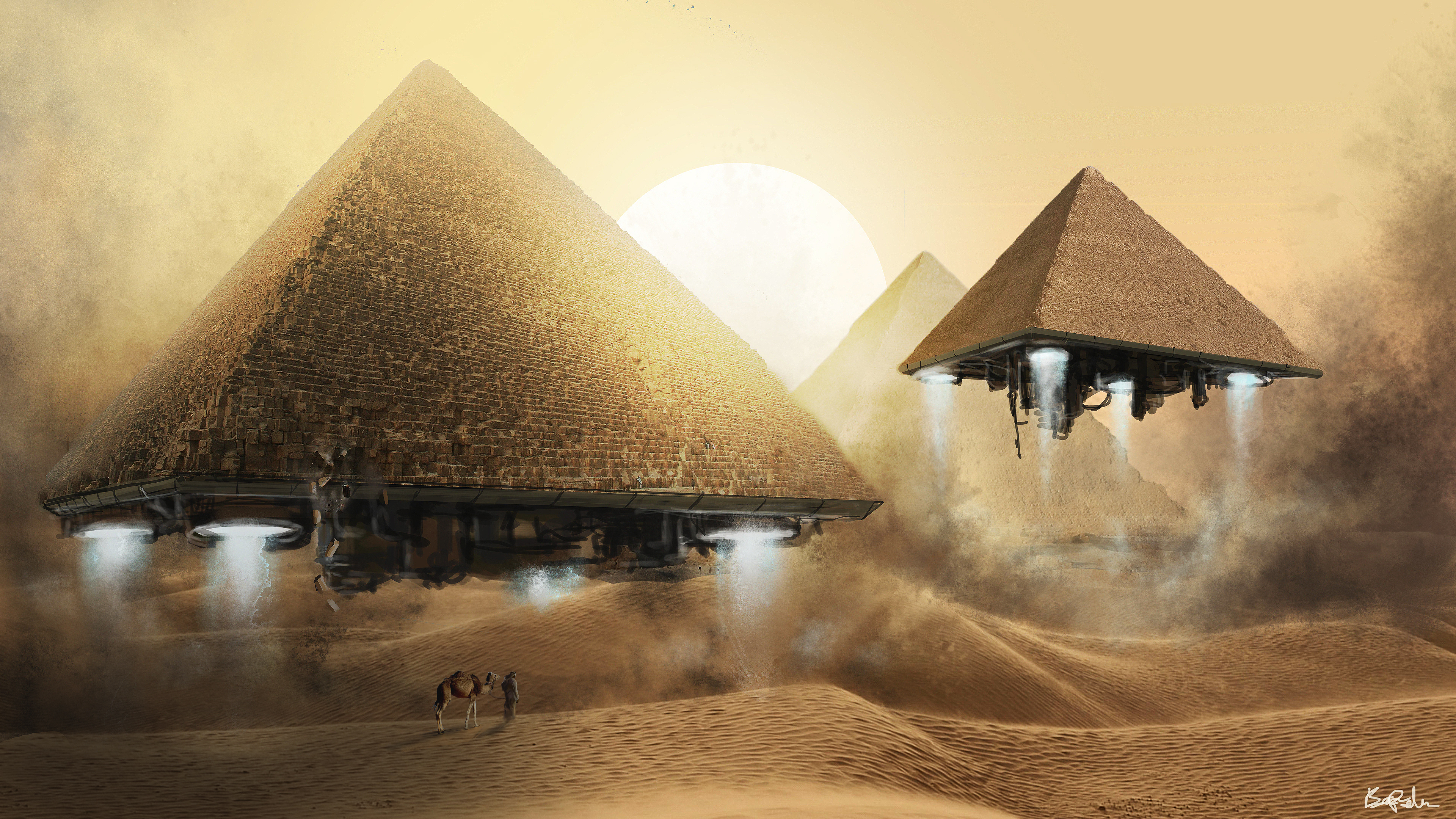 пирамиды и солнце