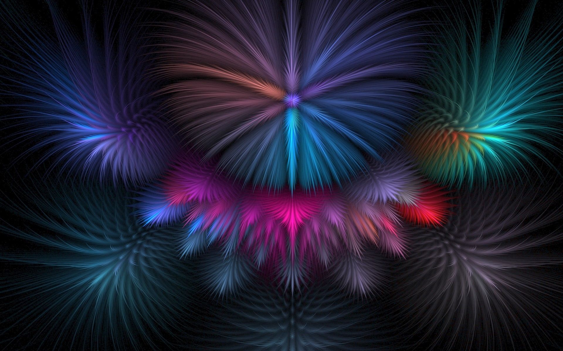 Wallpaper for mobile devices colourful, lines, flash, abstract