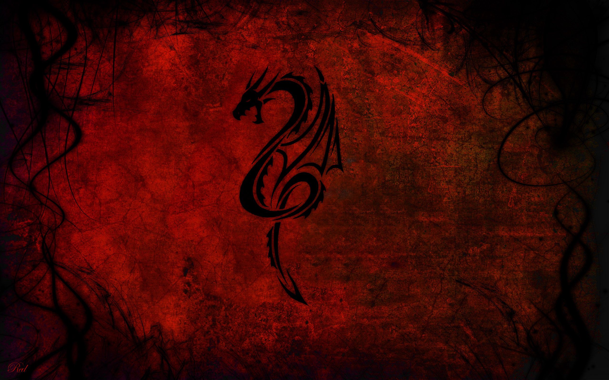 dragon, black, red, texture, textures, picture, drawing cell phone wallpapers