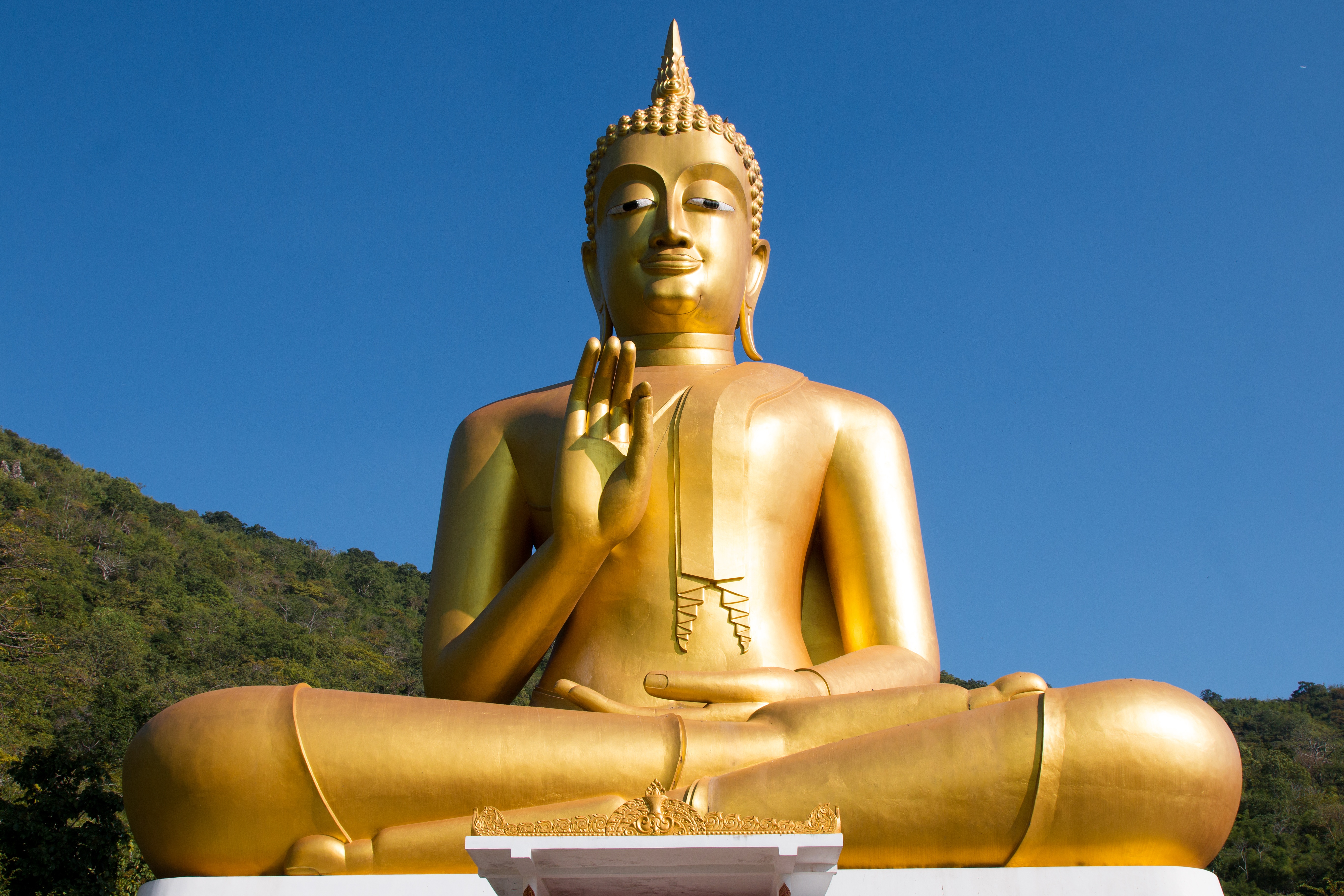 statue, religious, buddhism, buddha Ultrawide Wallpapers
