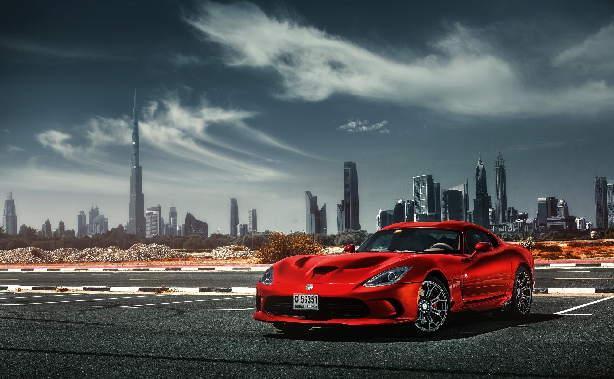 135920 download wallpaper auto, dodge viper, cars, red, side view, dodge, viper, srt screensavers and pictures for free