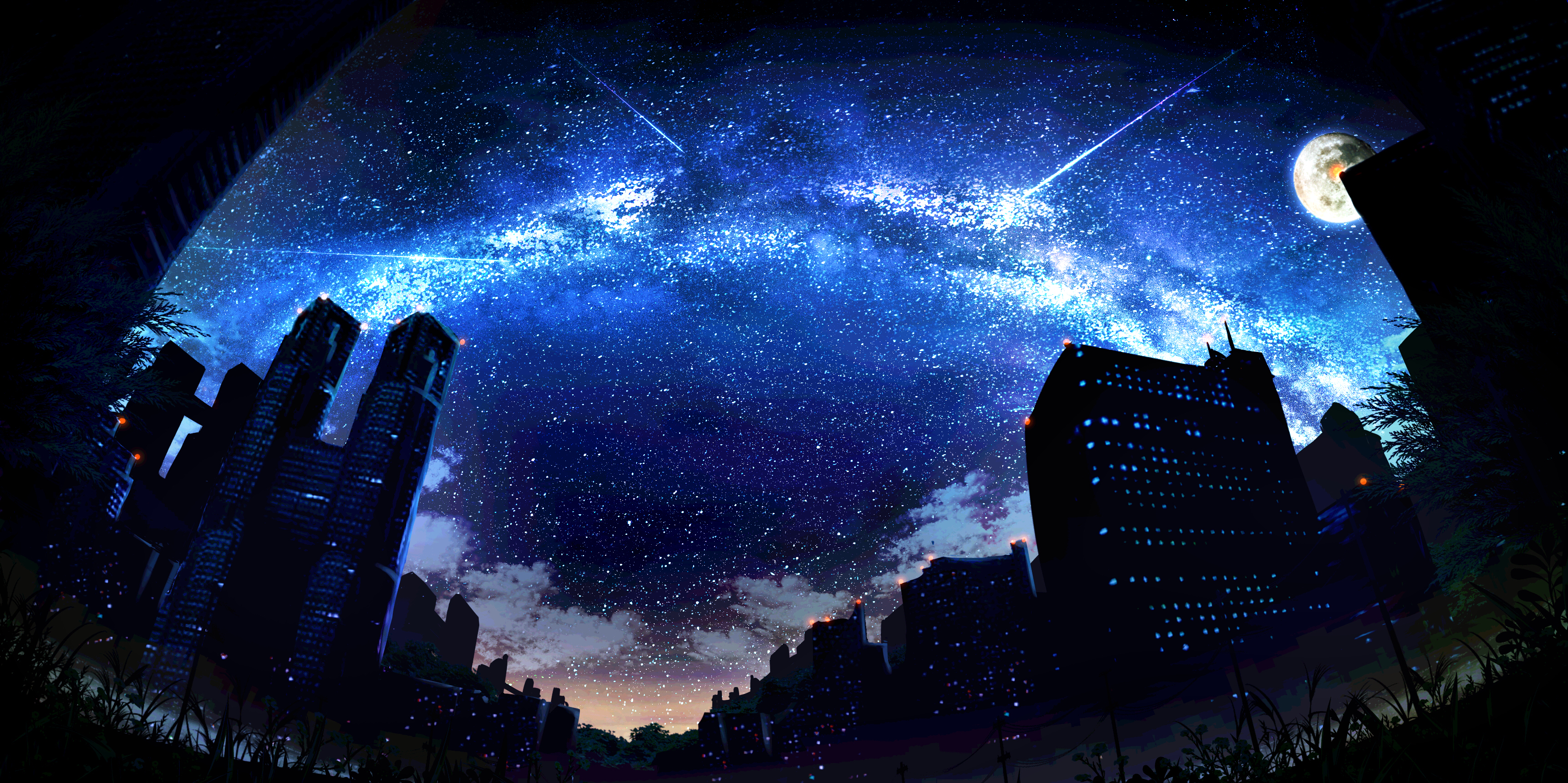 Ночное небо в городе