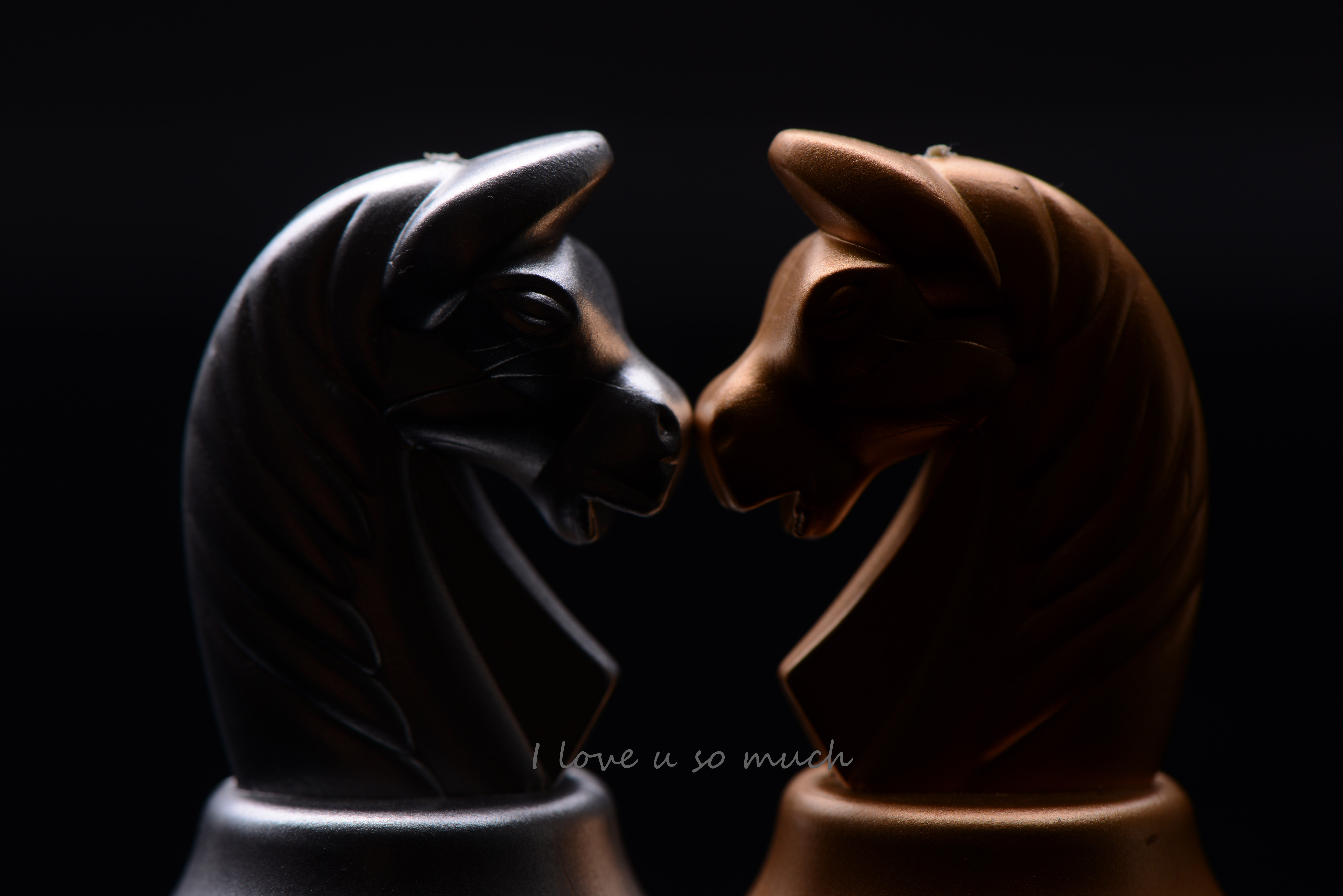 chess, horse, words, love 4K iPhone