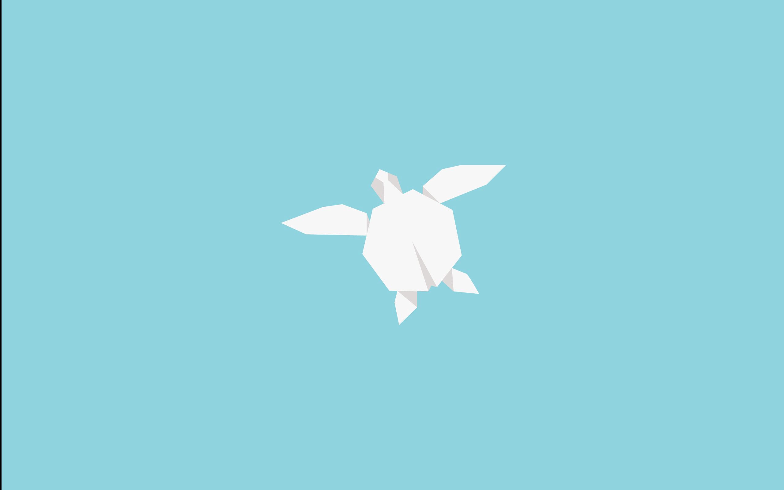 turtle, vector, paper, origami