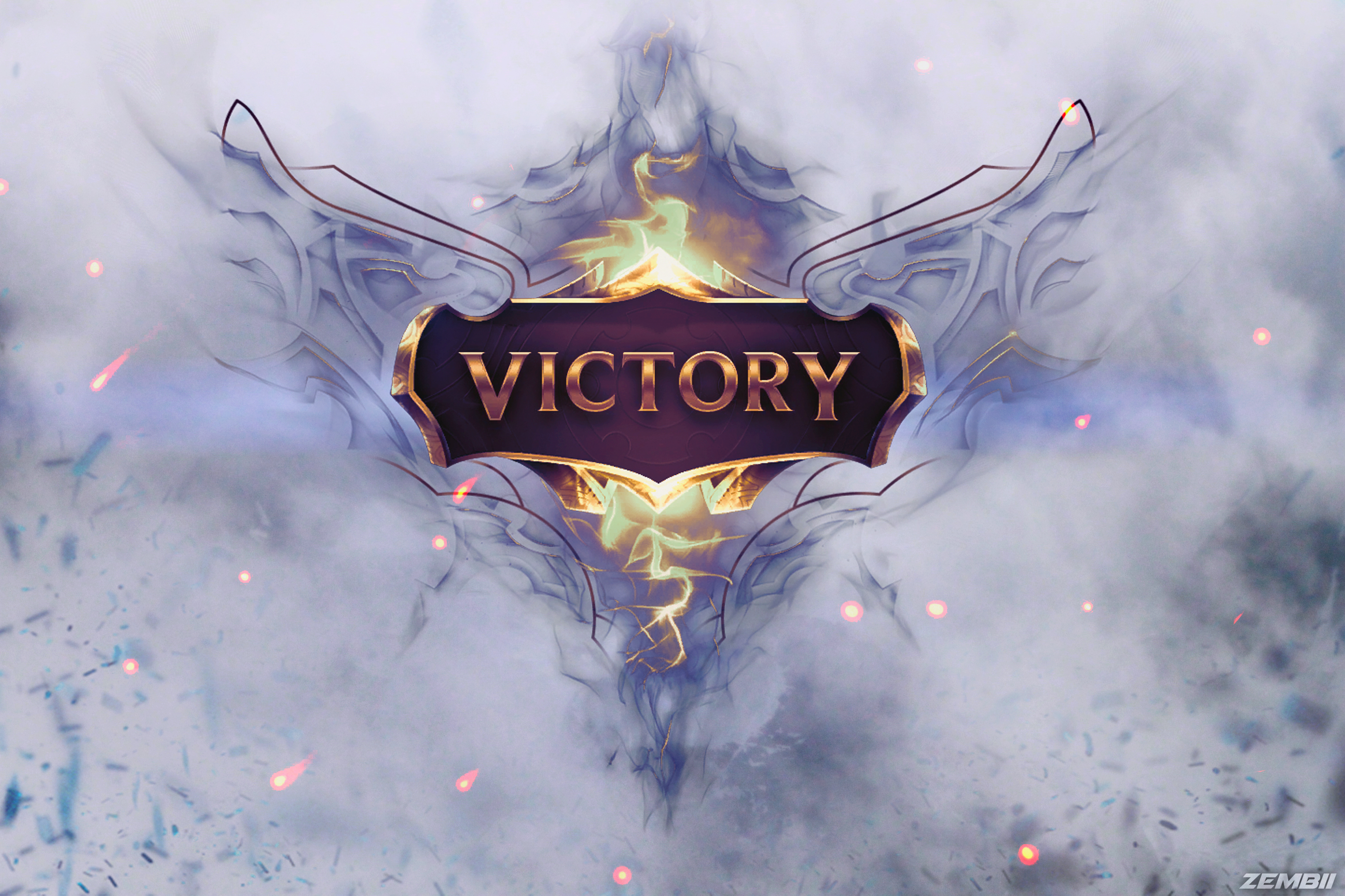 iPhone Wallpapers victory, league of legends, video game Photoshop
