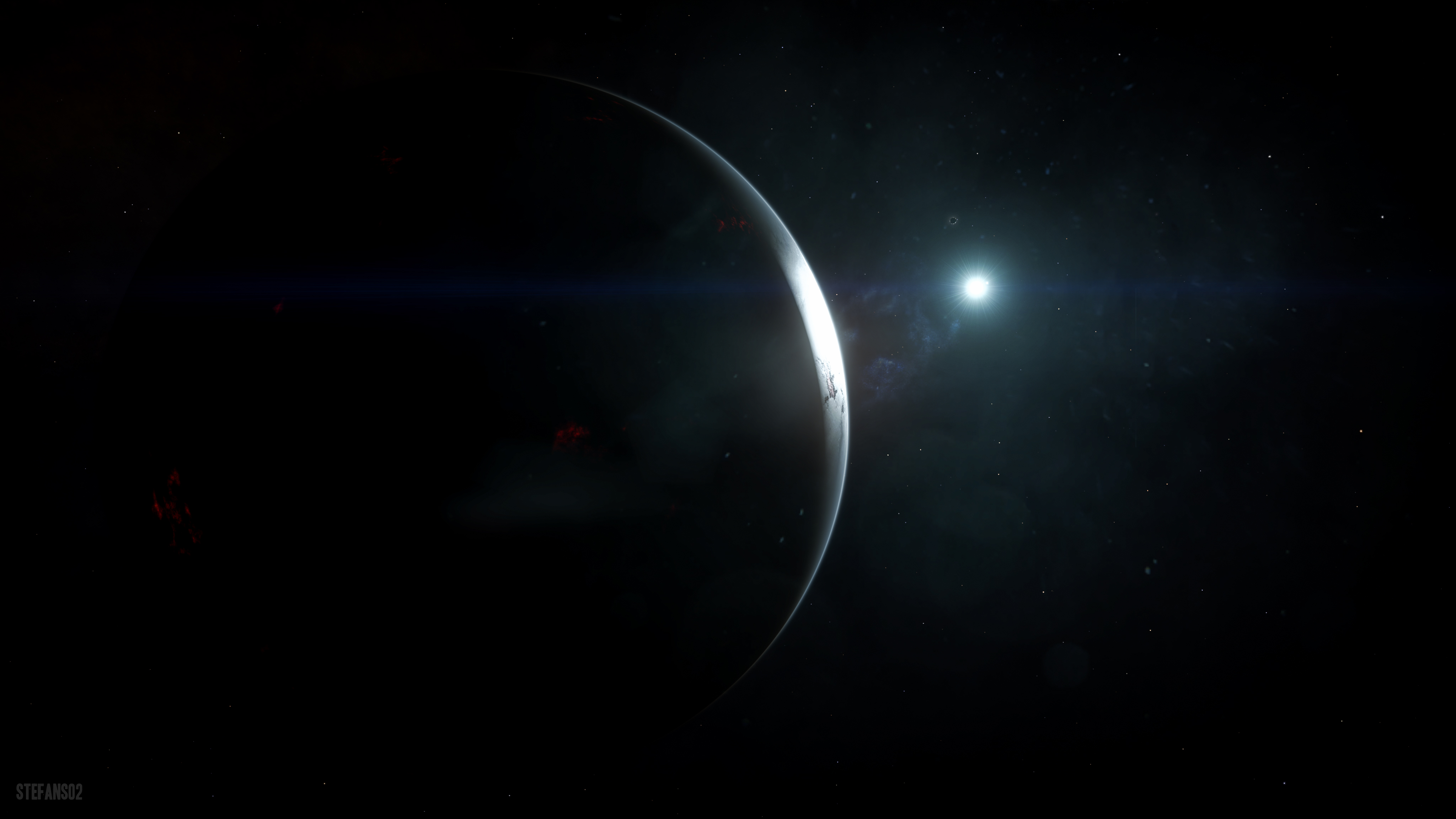 dark, shining, universe, planet Hd 1080p Mobile