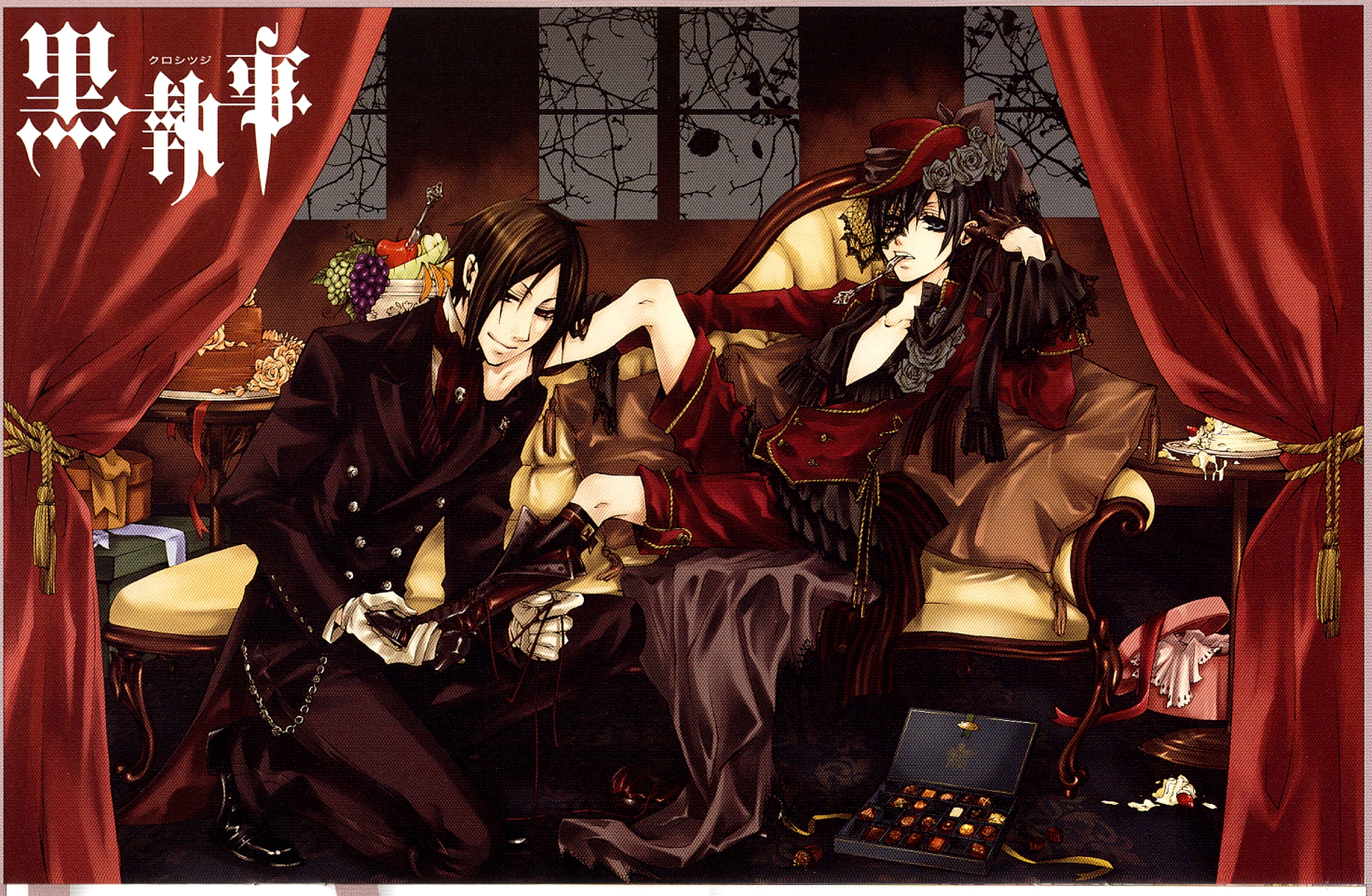 Download mobile wallpaper Anime, Gothic, Dark, Black Butler for free.