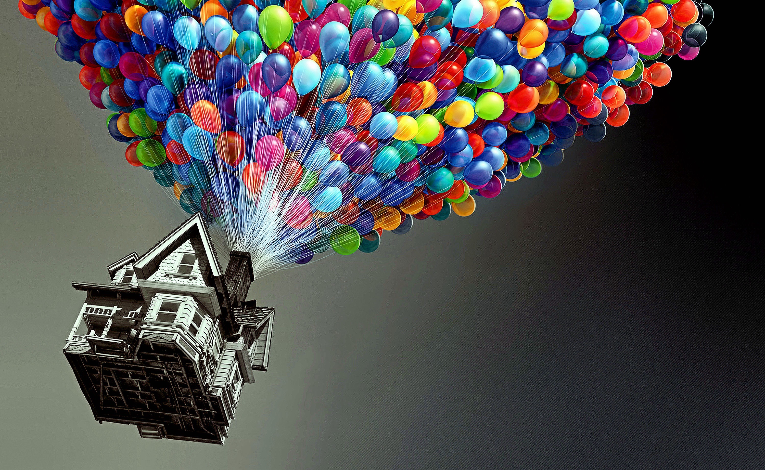 Mobile wallpaper balloon, movie, up