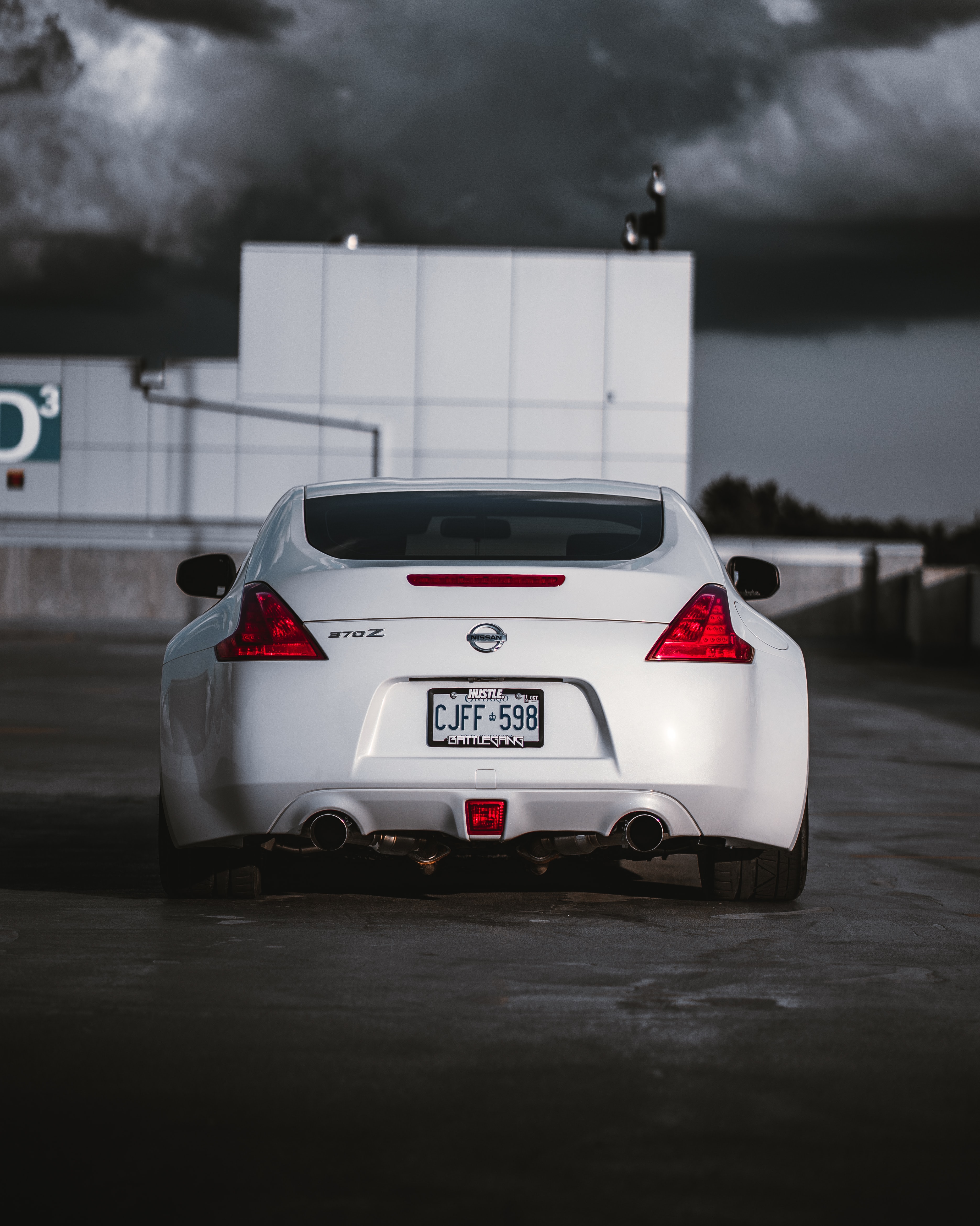 sports, sports car, rear view, back view Nissan HD Android Wallpapers