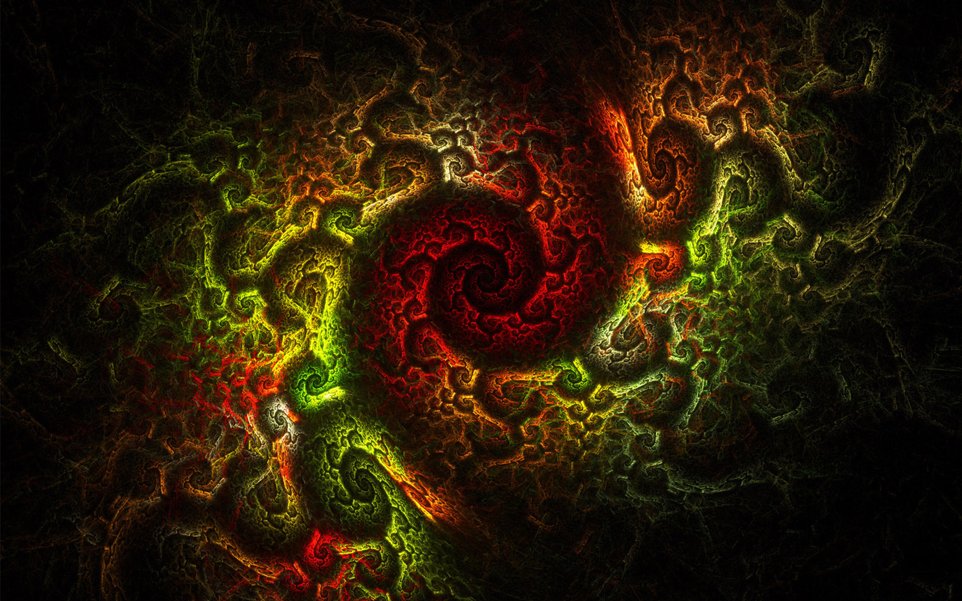 abstract, texture, fractal, pattern, cool, colors, shapes 4K Ultra
