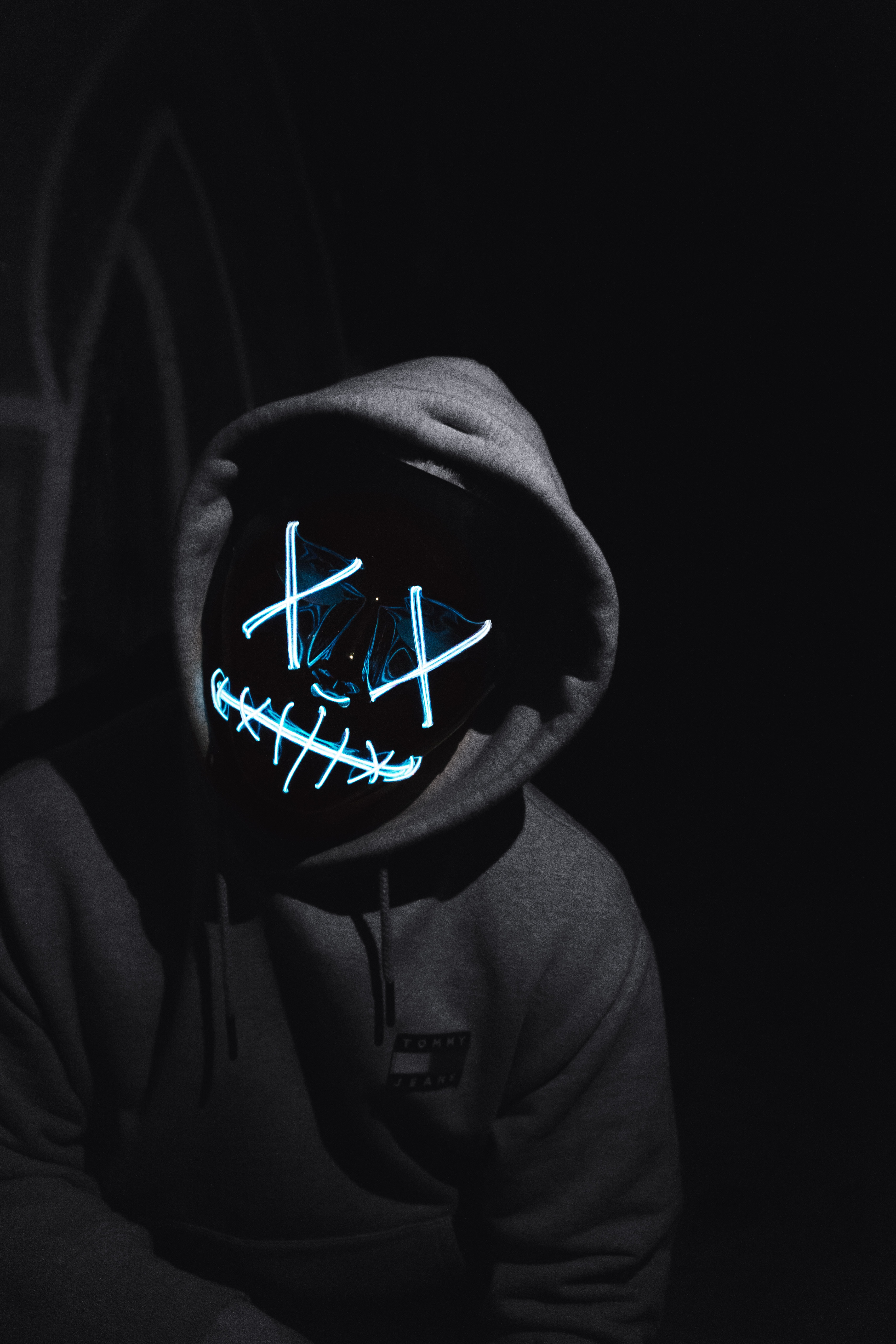Cool Backgrounds dark, miscellaneous, human, mask Neon