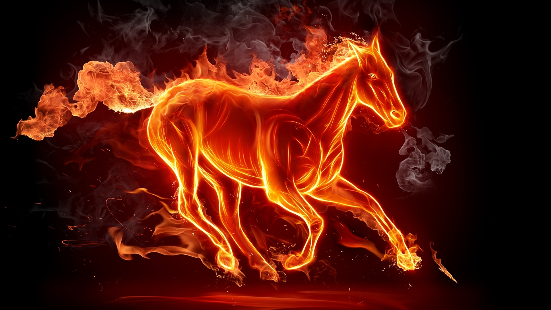 47240 Bild herunterladen pferde, tiere, rot - Hintergrundbilder und Bildschirmschoner kostenlos