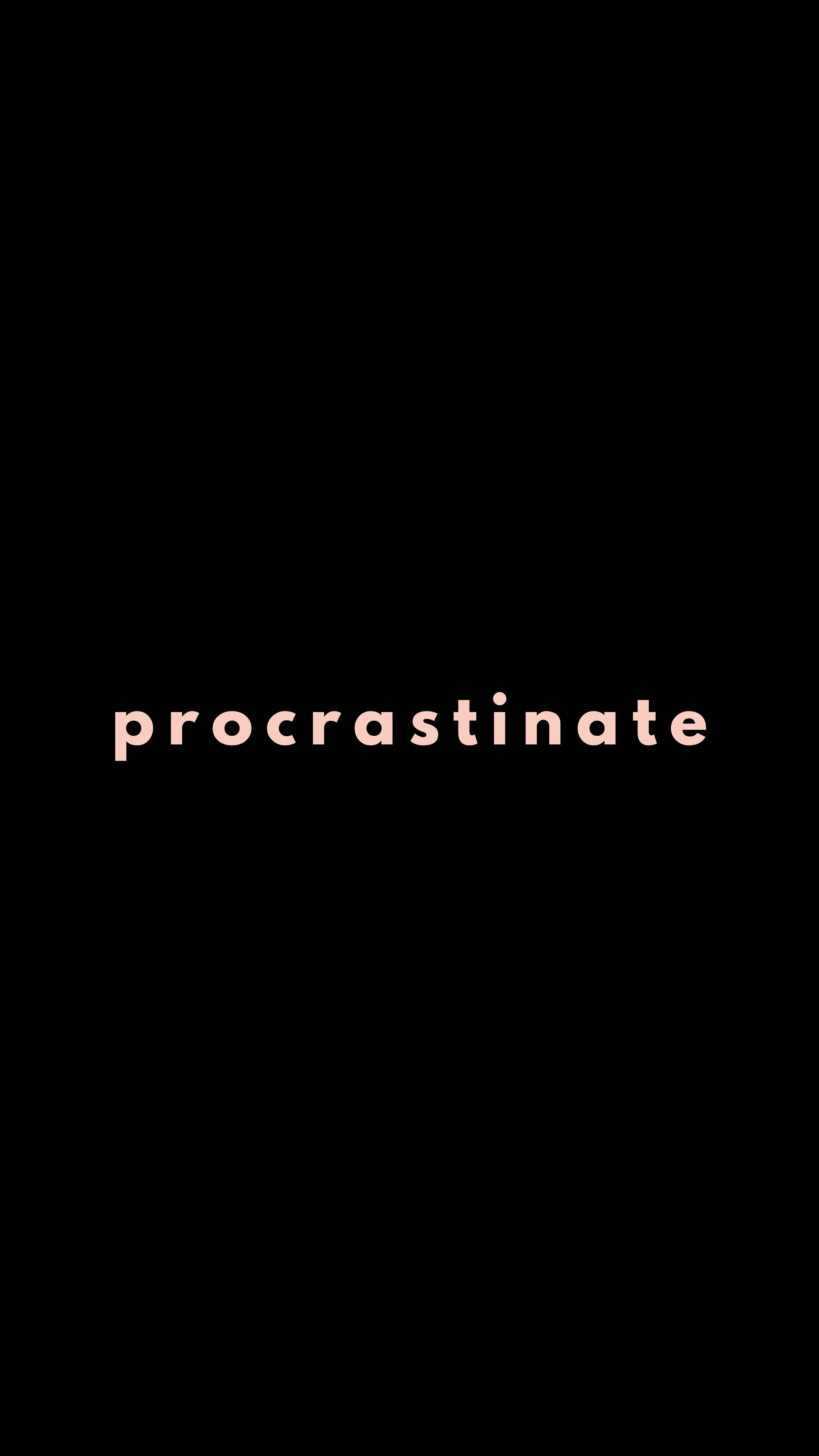 iPhone Wallpapers word, motivation, words, procrastination It's Time