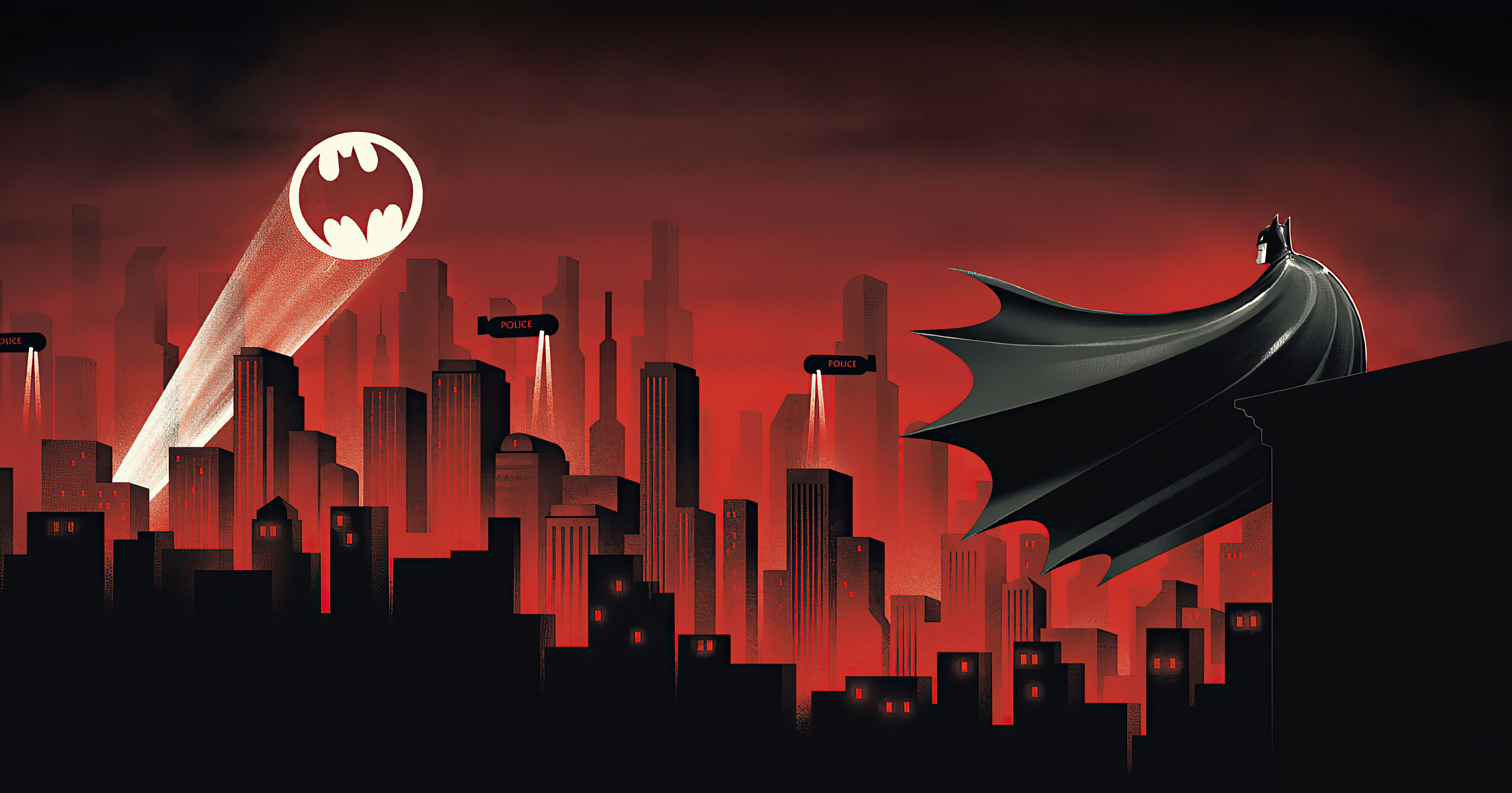 HD desktop wallpaper: Batman, Tv Show, Gotham City, Batman: The Animated  Series download free picture #522827