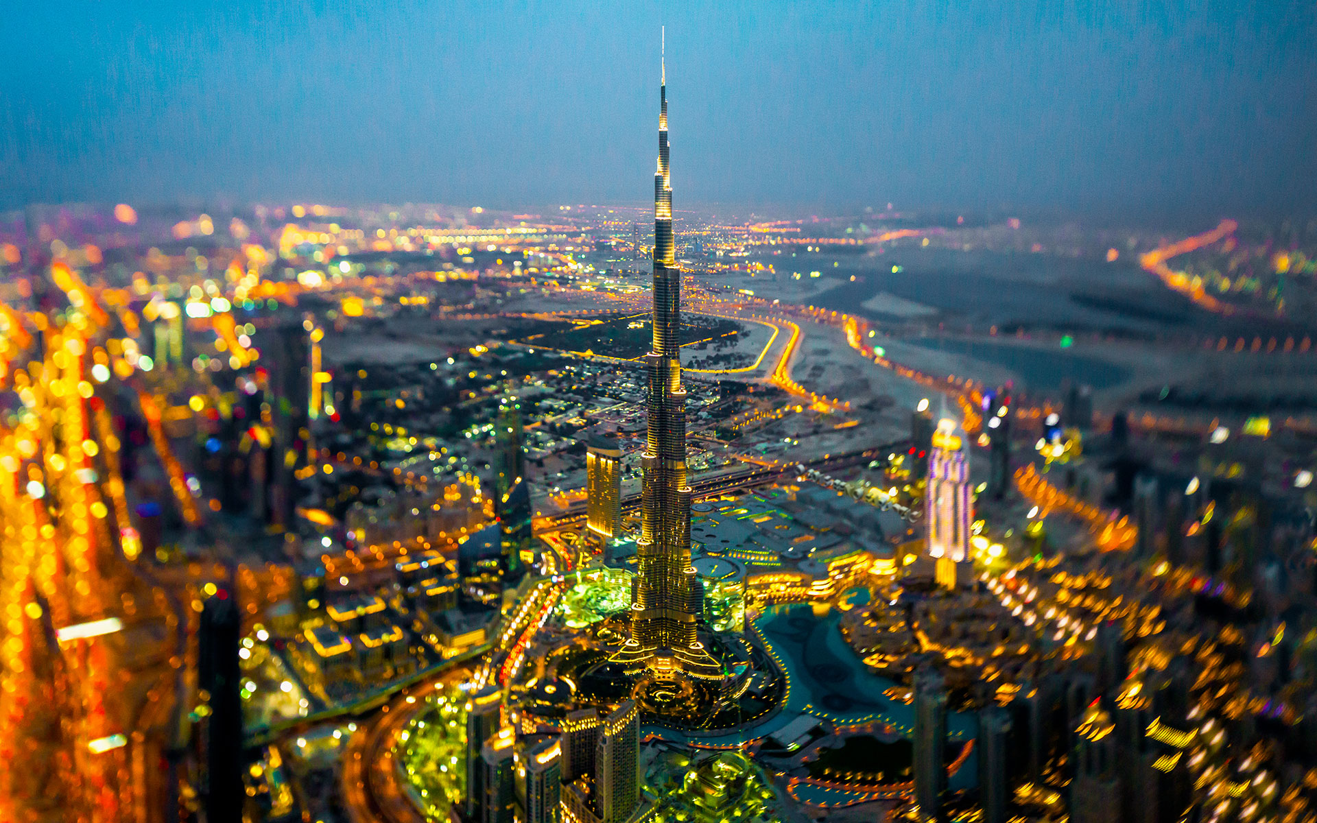 HD desktop wallpaper: Cities, Night, City, Light, Dubai, Bokeh, United Arab  Emirates, Man Made download free picture #384198