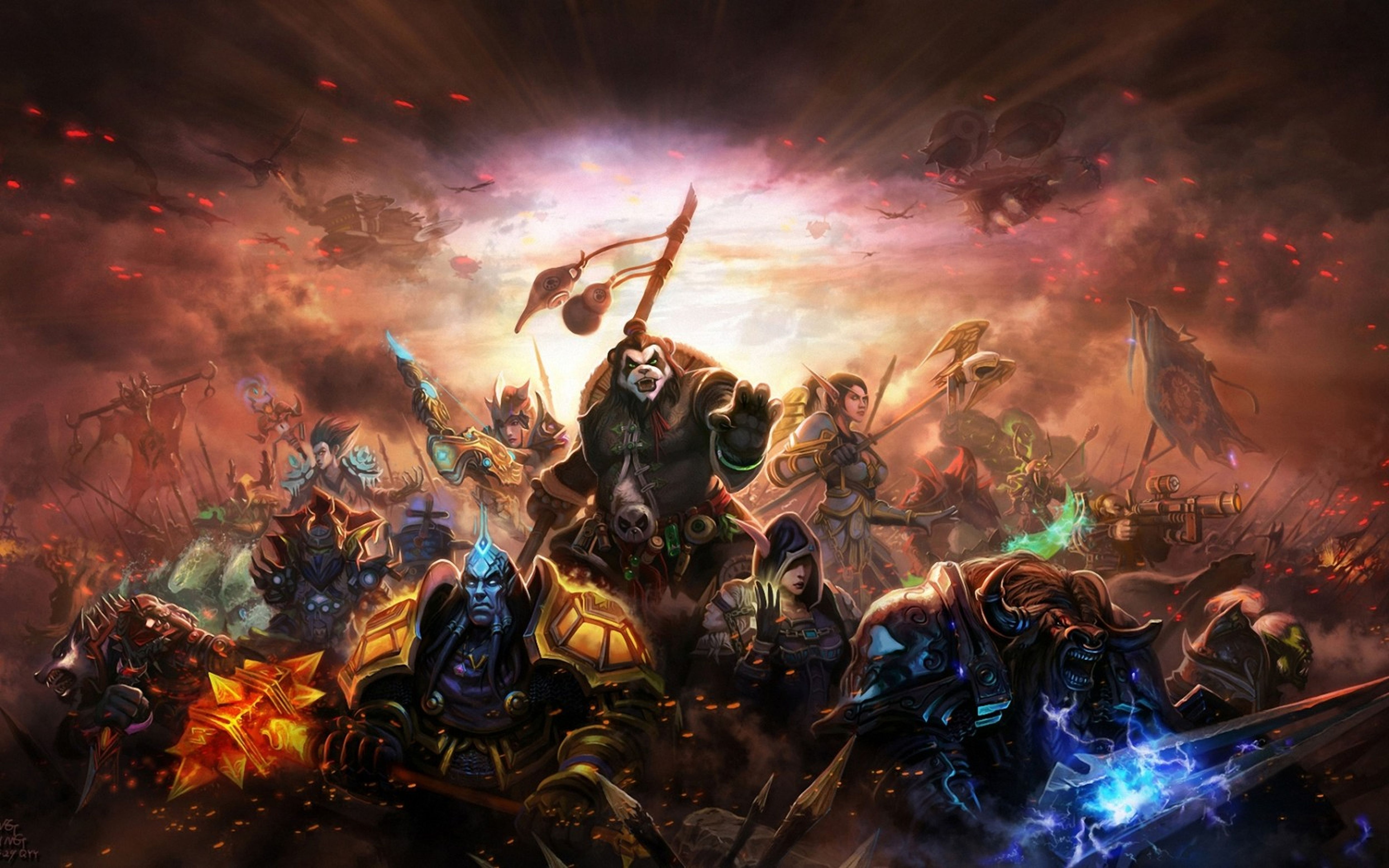 World Of Warcraft: Mists Of Pandaria iPhone Background