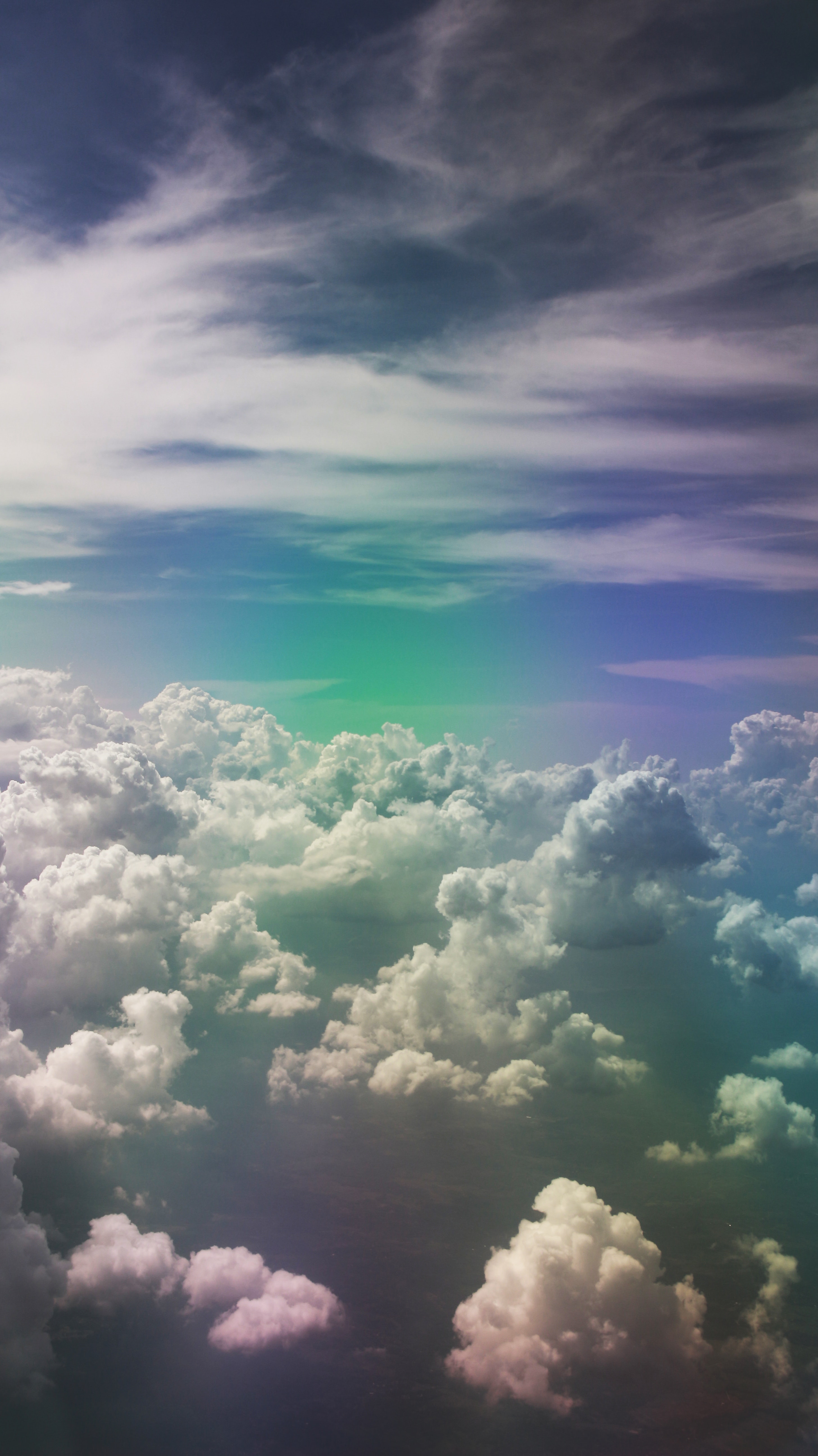 60336 Hintergrundbilder und Regenbogen Bilder auf dem Desktop. Laden Sie natur, sky, clouds, regenbogen, scheinen, licht, schillernden, poröse, porös Bildschirmschoner kostenlos auf den PC herunter