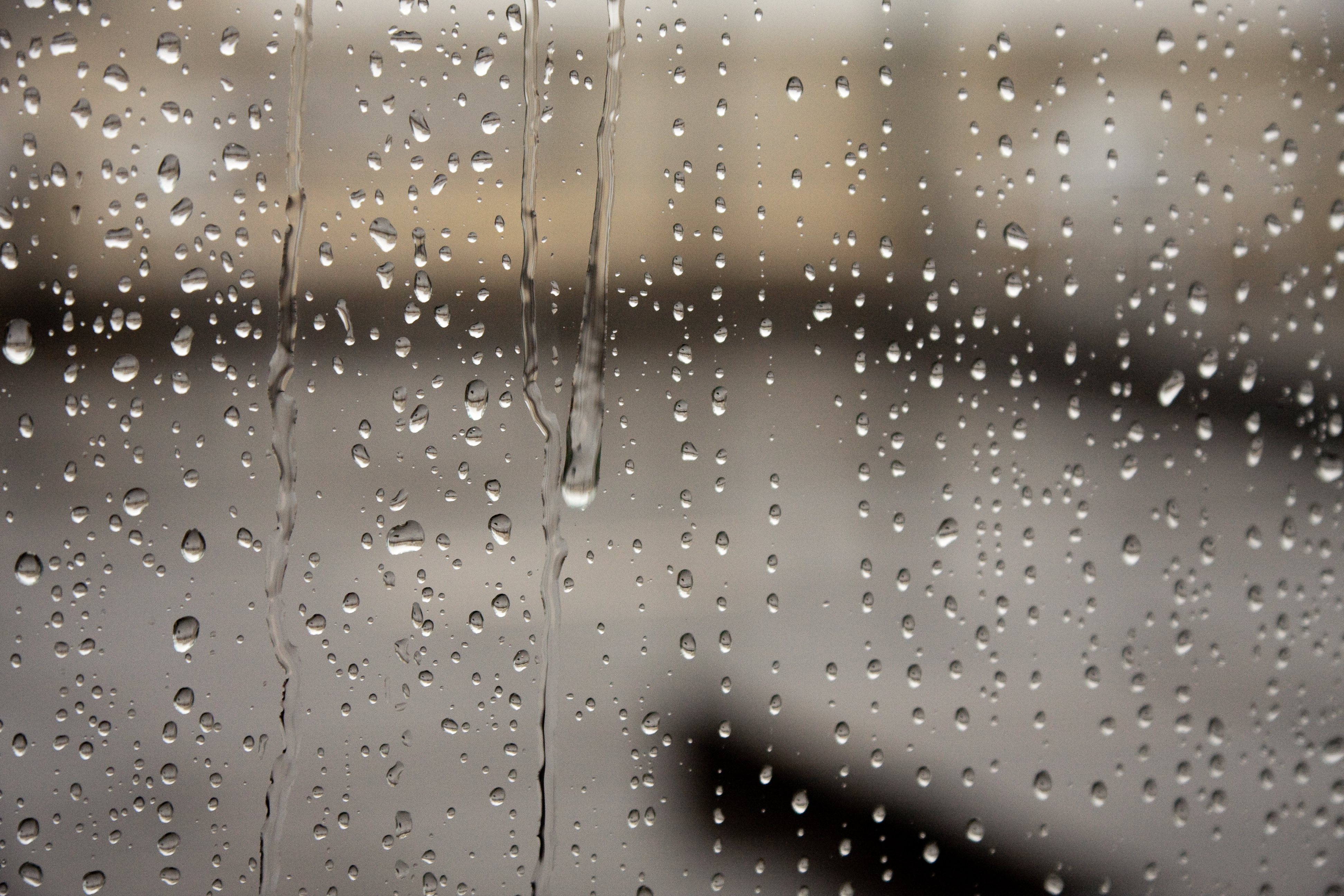 Rain transparent, wet, drops, glass 8k Backgrounds
