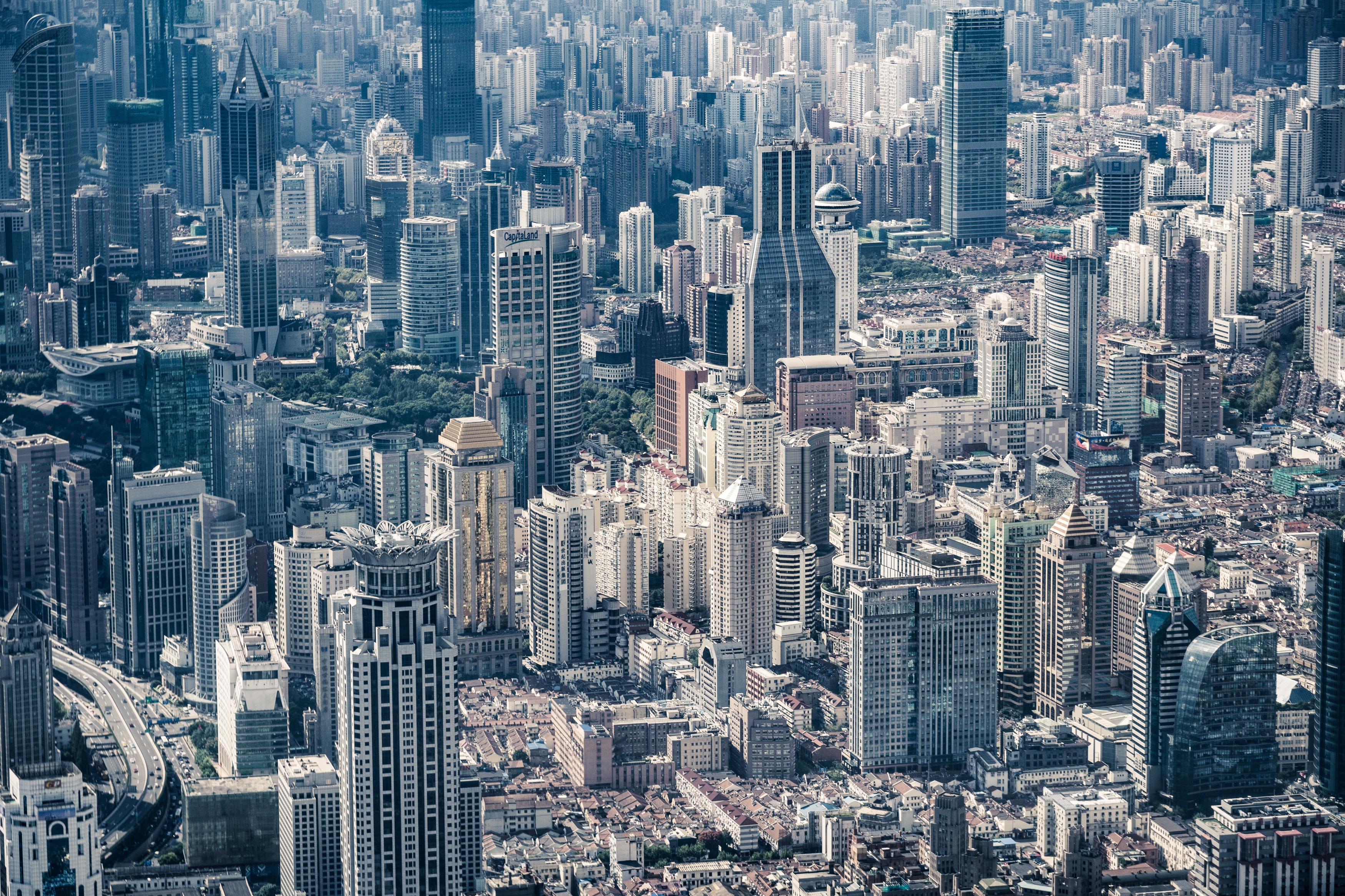 Cool HD Wallpaper megalopolis, skyscrapers, megapolis, architecture