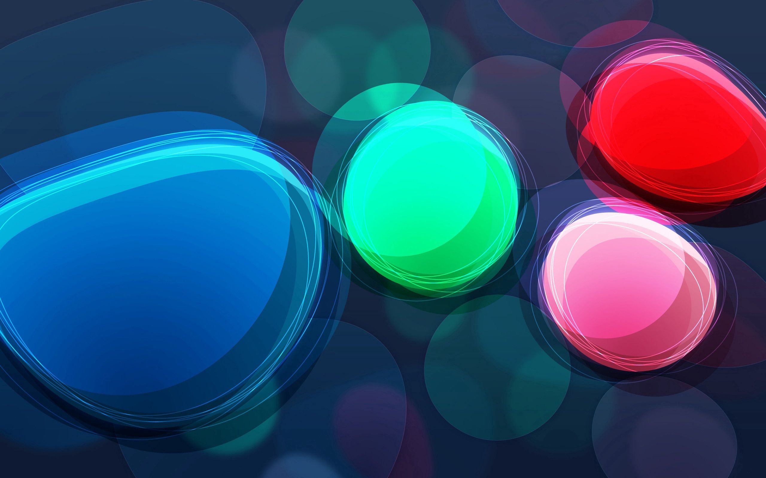 colorful, abstract, circles, multicolored, motley, colourful 2160p