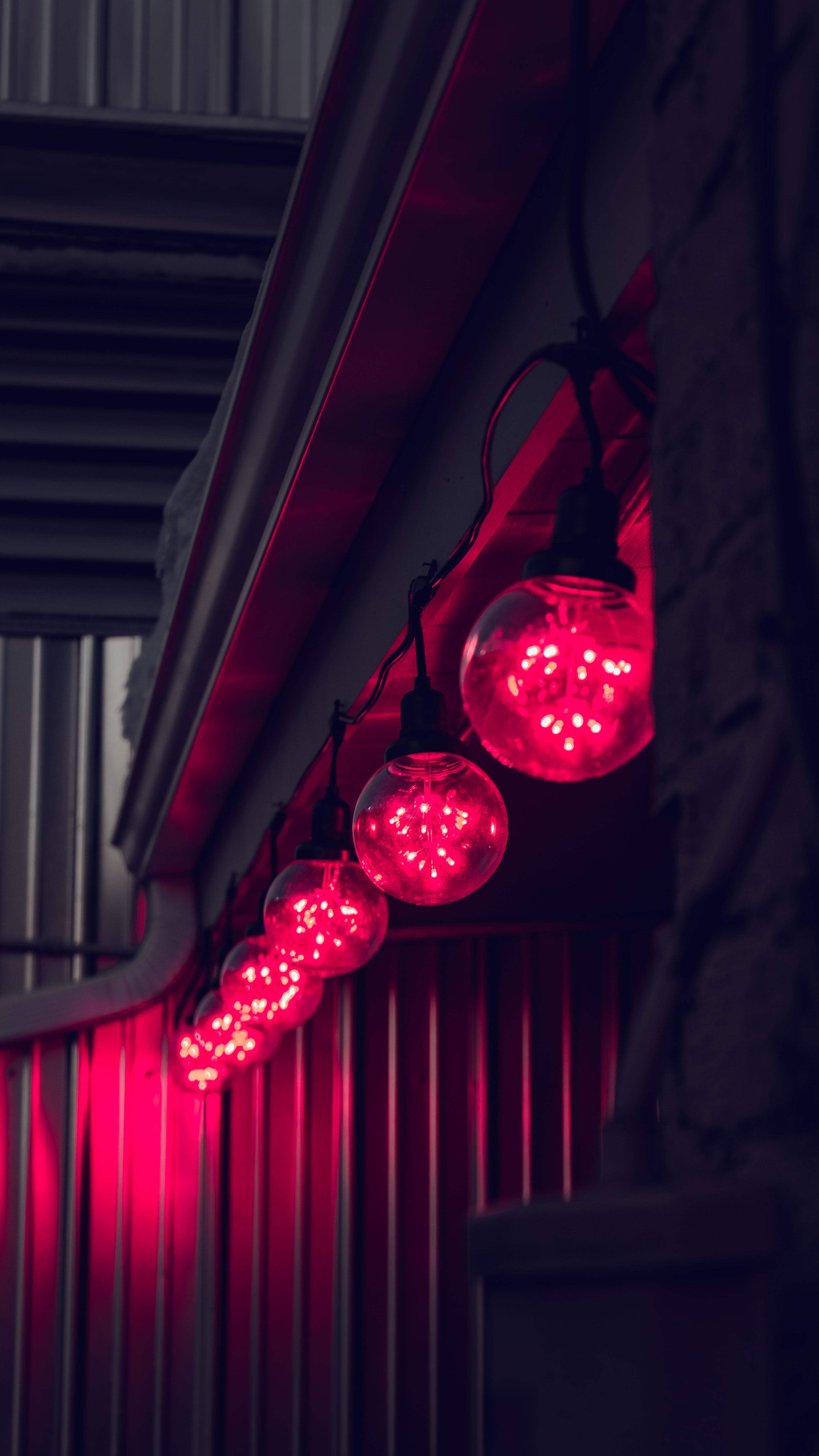 lights, lanterns, miscellaneous, red, miscellanea, glow mobile wallpaper