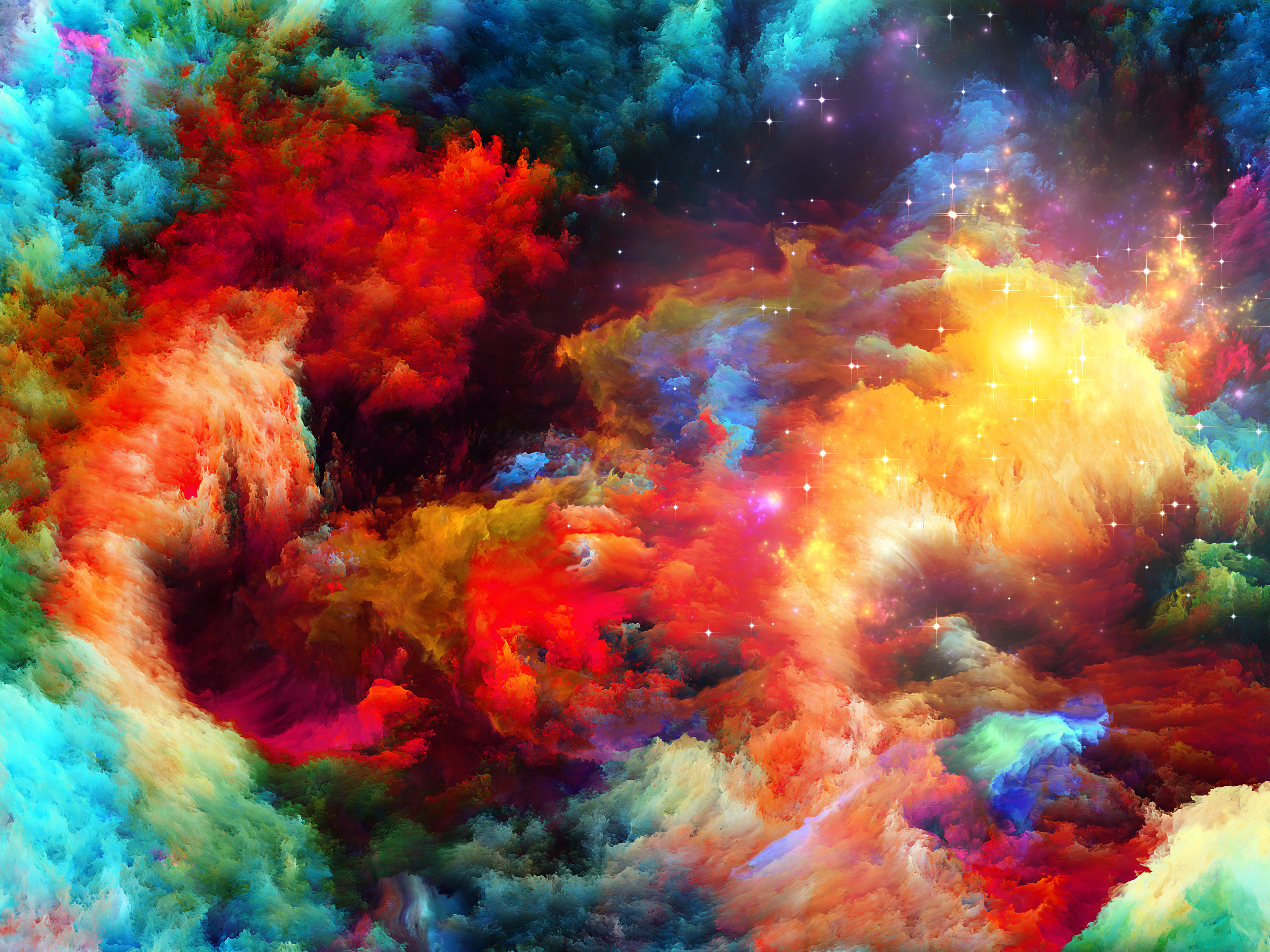 abstract, colors, colorful Smoke HD Android Wallpapers