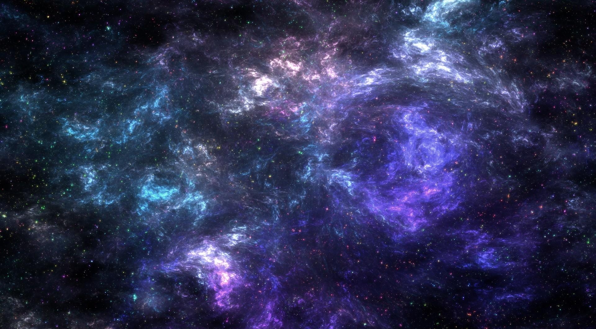 Smartphone Background galaxy, nebula, stars, clots