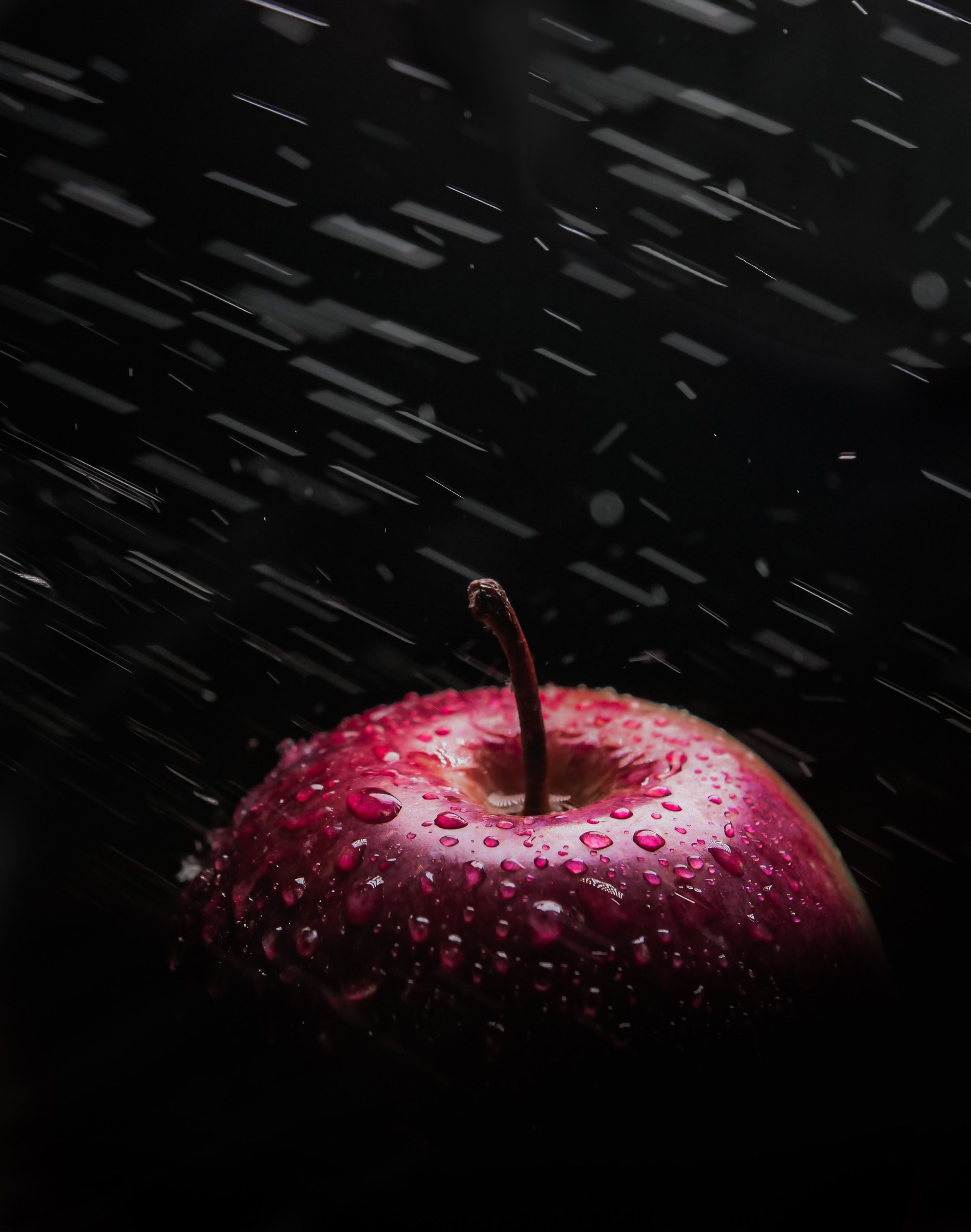 146809 Screensavers and Wallpapers Apple for phone. Download food, apple, drops, red, wet, spray pictures for free
