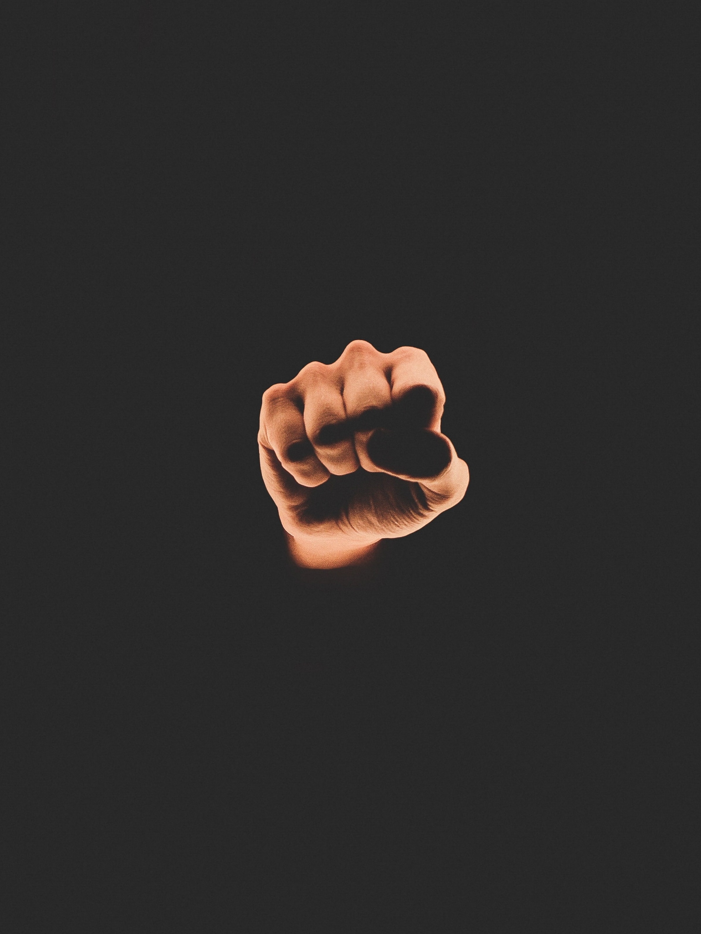hand, dark, miscellanea, miscellaneous, hit, blow, fist cell phone wallpapers