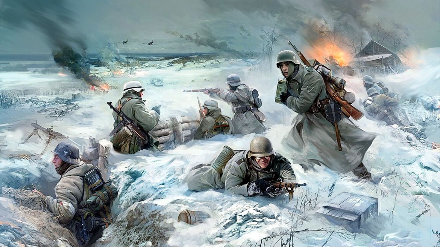 Солдаты вермахта зима 1941