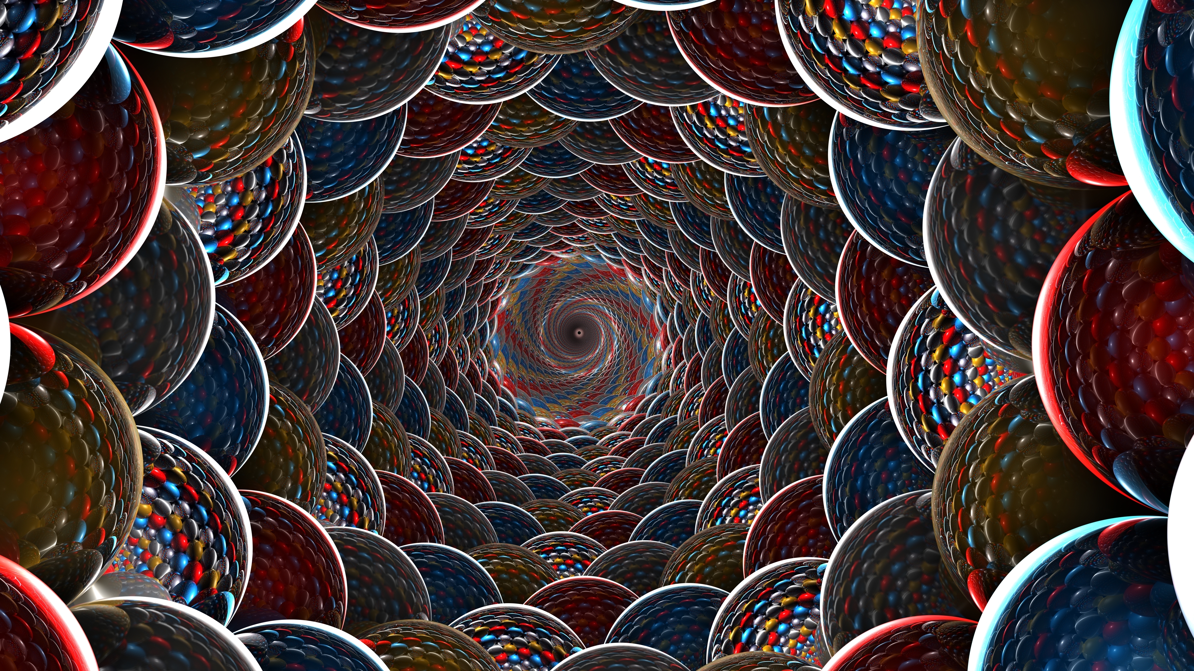 3d, red, cgi, sphere, abstract, blue, circle, colorful, colors, swirl